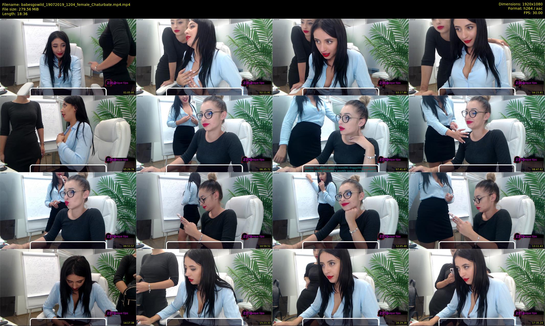 babesgowild — 19 minute Chaturbate couple cam show recording, 1080p, Jul 19, 2019