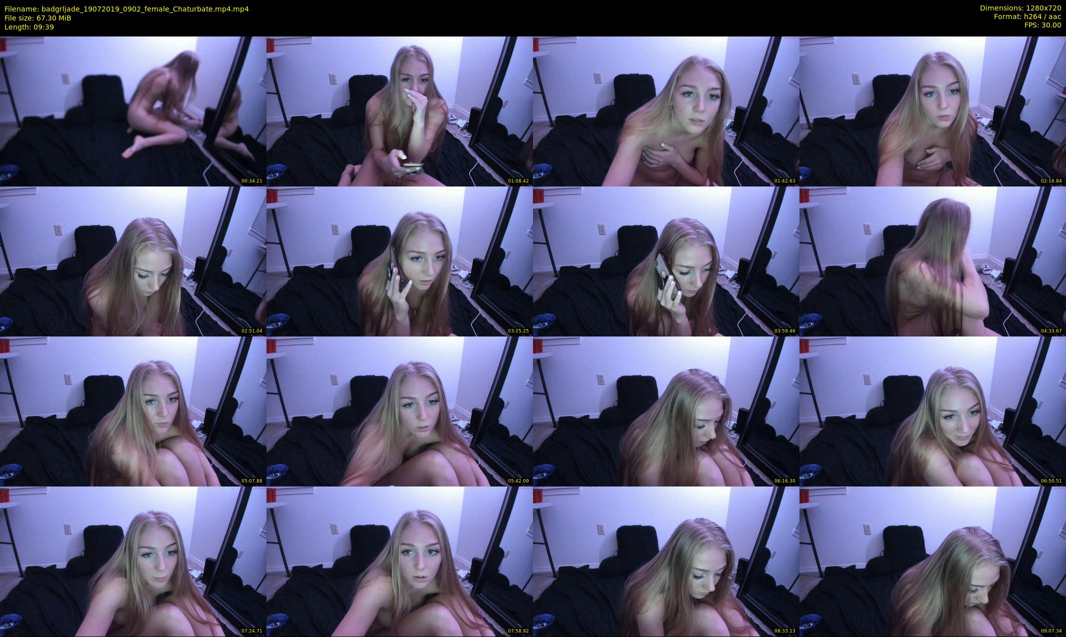 badgrljade — 10 minute Chaturbate female cam show recording, 720p, Jul 19, 2019