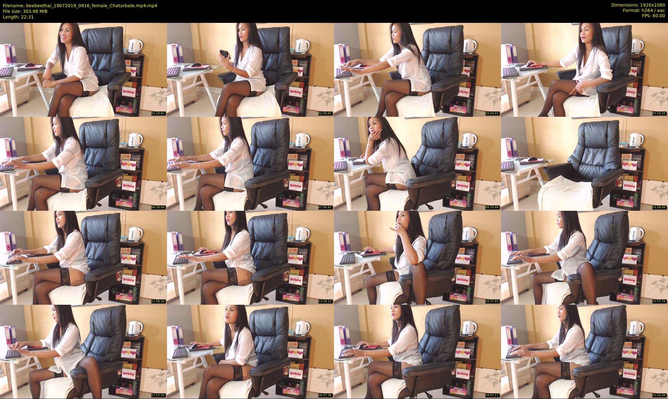 beebeethai — 23 minute Chaturbate female cam show recording, 1080p, Jul 19, 2019