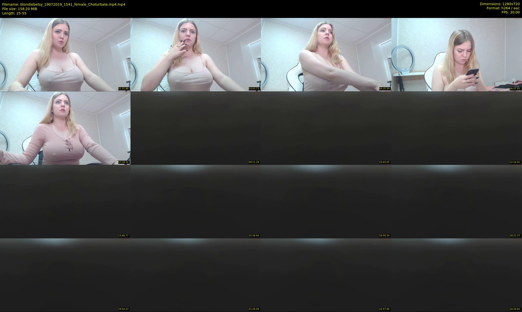 blondiebetsy — 26 minute Chaturbate female cam show recording, 720p, Jul 19, 2019