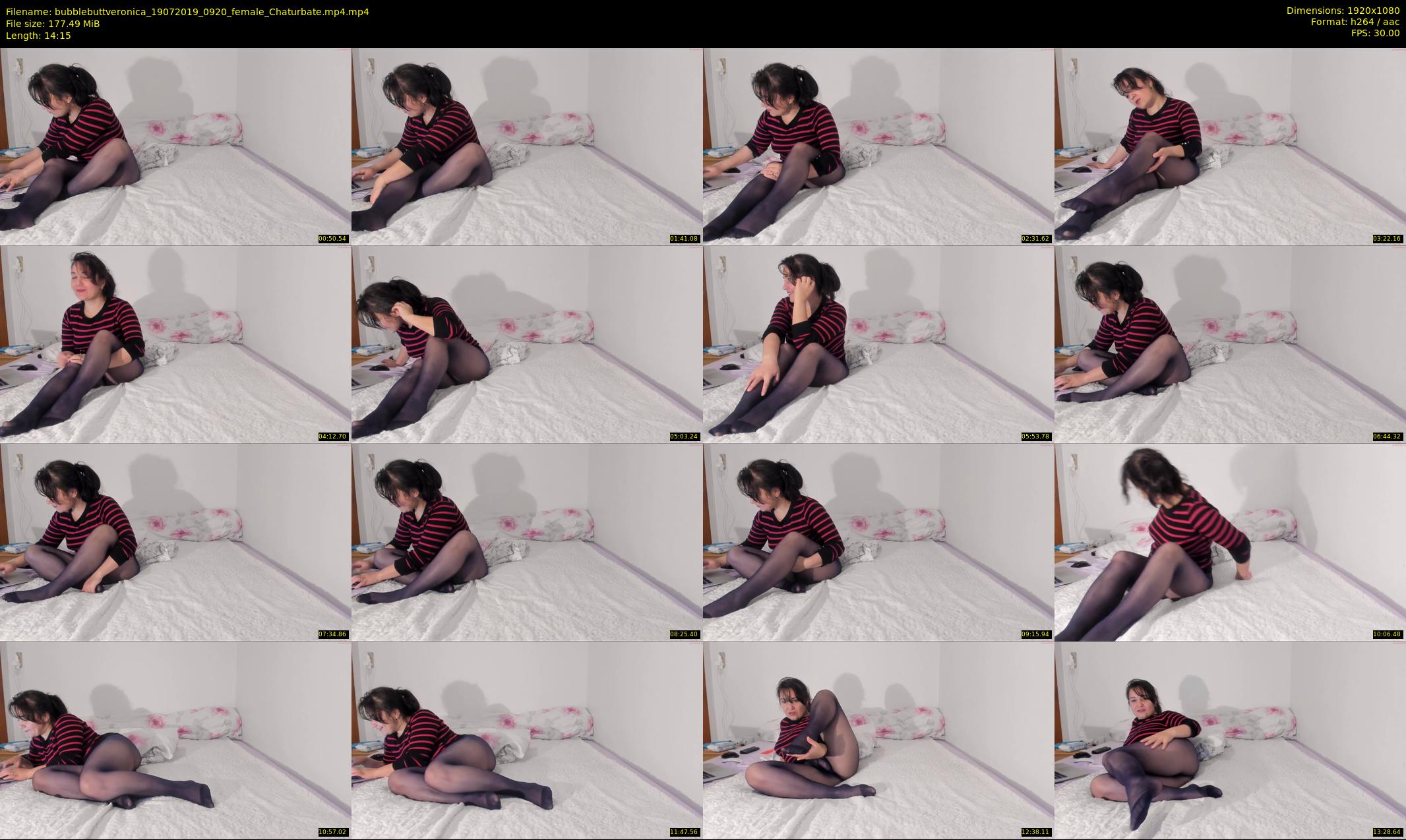 bubblebuttveronica — 15 minute Chaturbate female cam show recording, 1080p, Jul 19, 2019