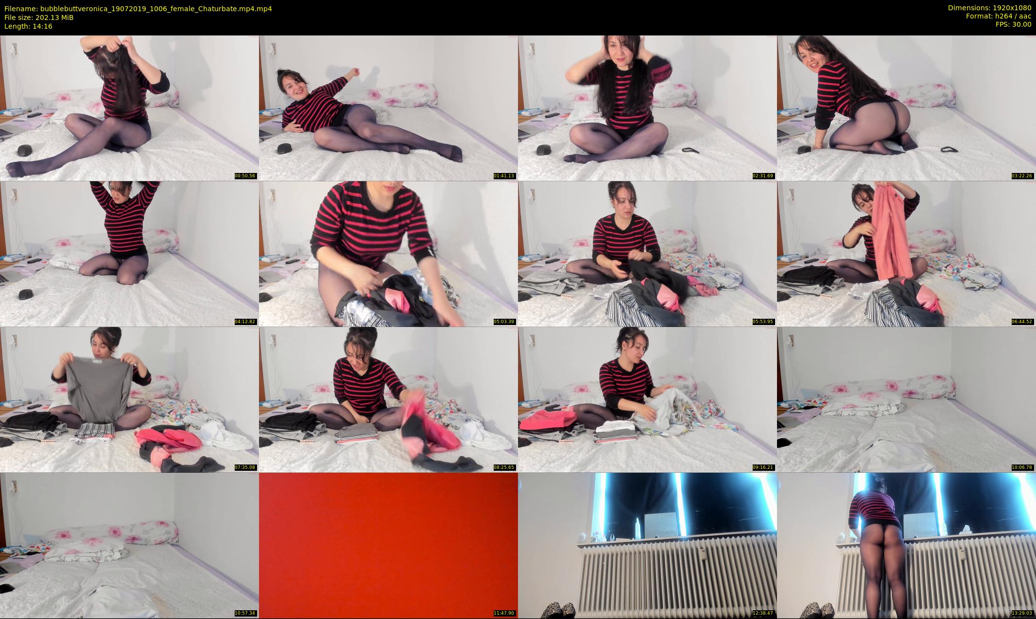 bubblebuttveronica — 15 minute Chaturbate female cam show recording, 1080p, Jul 19, 2019