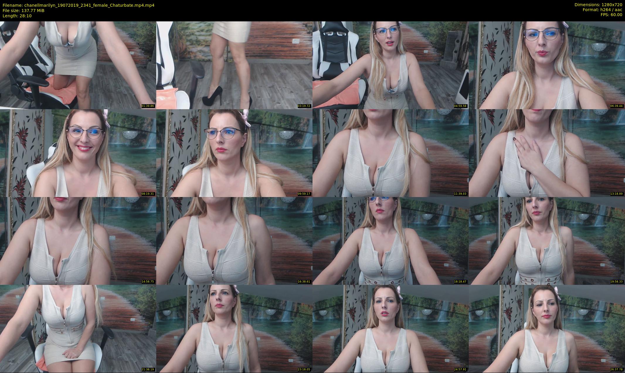 chanellmarilyn — 29 minute Chaturbate female cam show recording, 720p, Jul 19, 2019