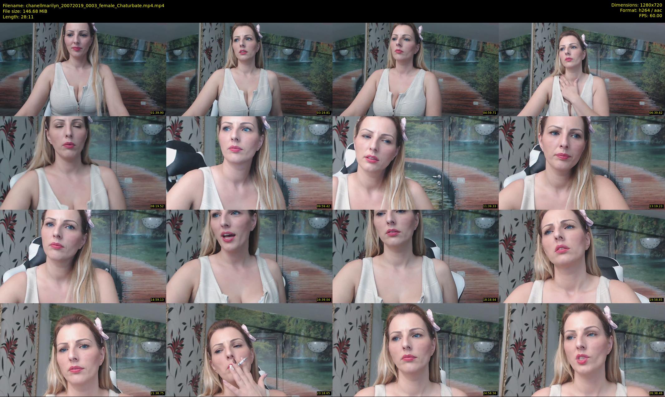 chanellmarilyn — 29 minute Chaturbate female cam show recording, 720p, Jul 20, 2019