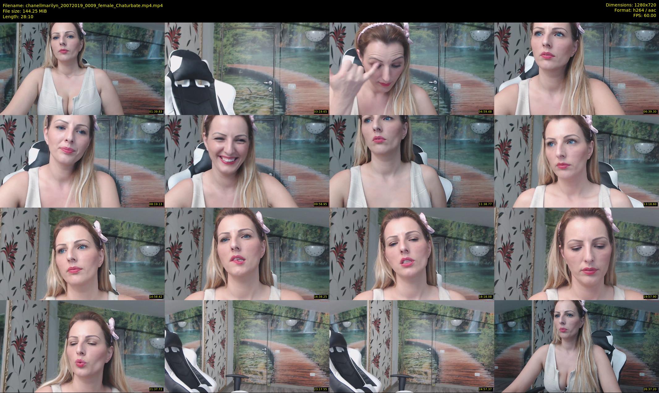 chanellmarilyn — 29 minute Chaturbate female cam show recording, 720p, Jul 20, 2019