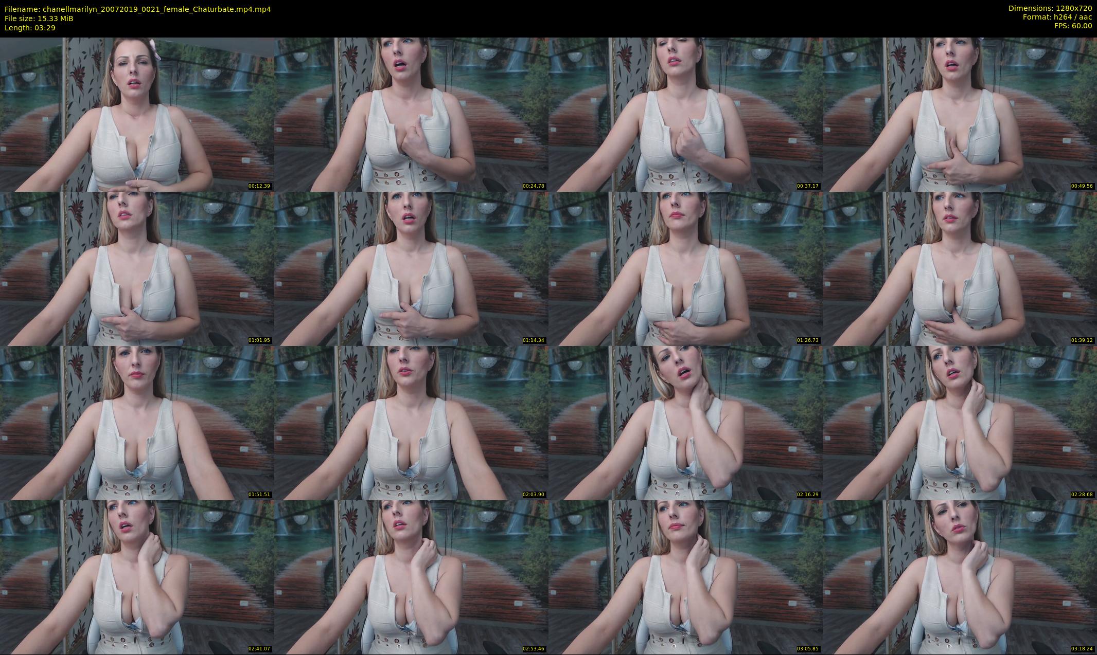 chanellmarilyn — 4 minute Chaturbate female cam show recording, 720p, Jul 20, 2019