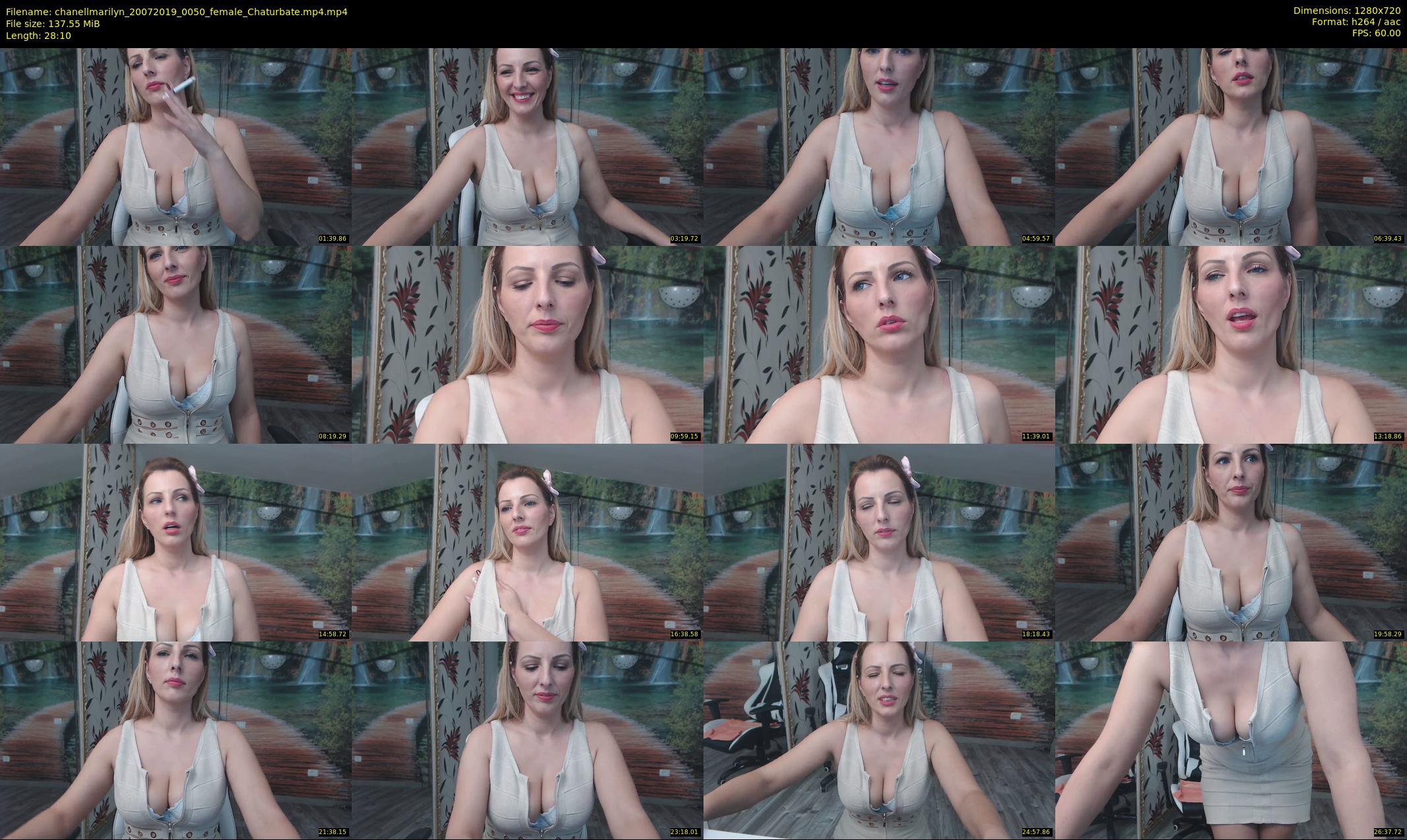 chanellmarilyn — 29 minute Chaturbate female cam show recording, 720p, Jul 20, 2019