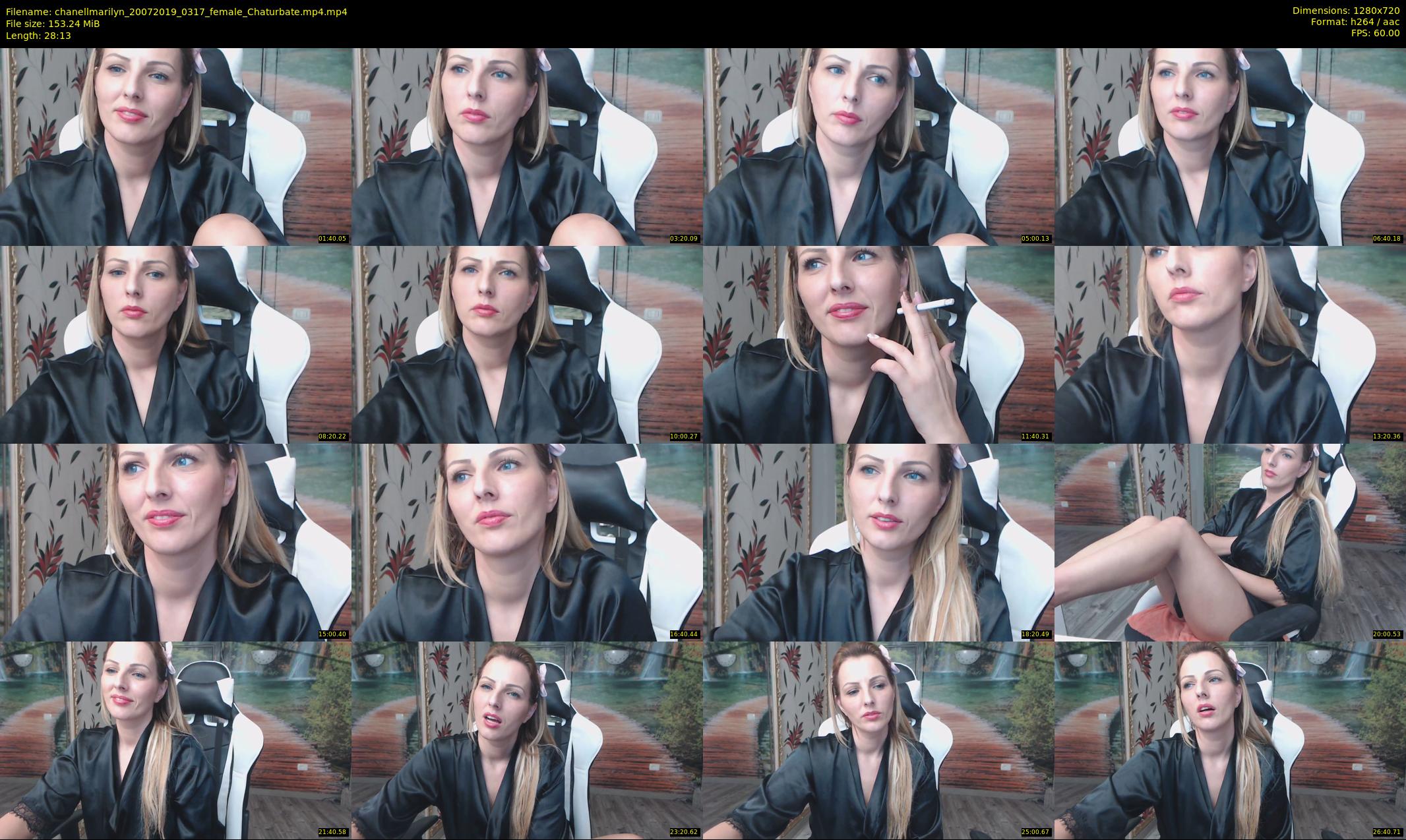 chanellmarilyn — 29 minute Chaturbate female cam show recording, 720p, Jul 20, 2019