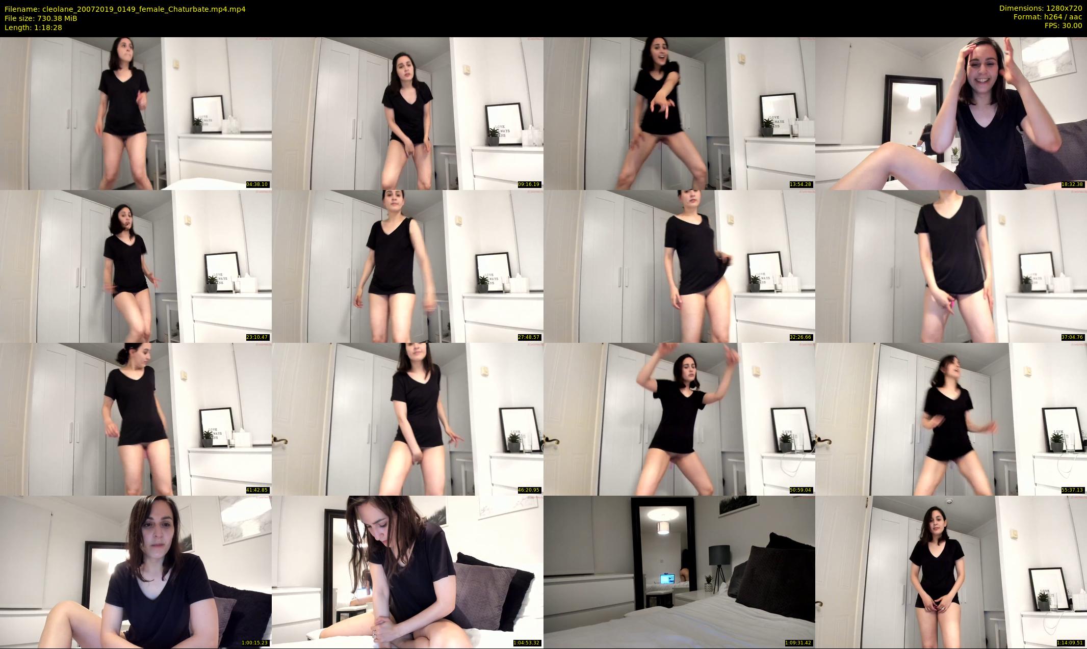 cleolane — 79 minute Chaturbate female cam show recording, 720p, Jul 20, 2019