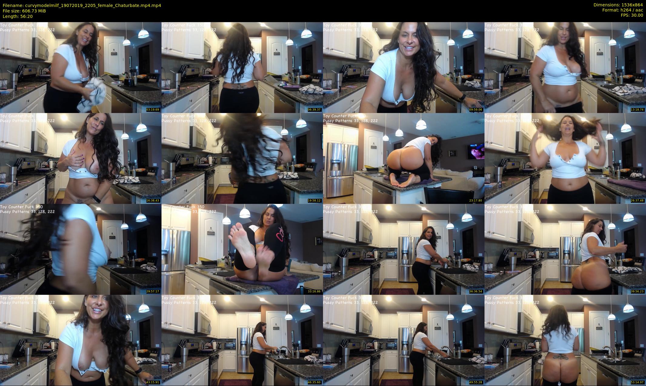 curvymodelmilf — 57 minute Chaturbate female cam show recording, 720p, Jul 19, 2019