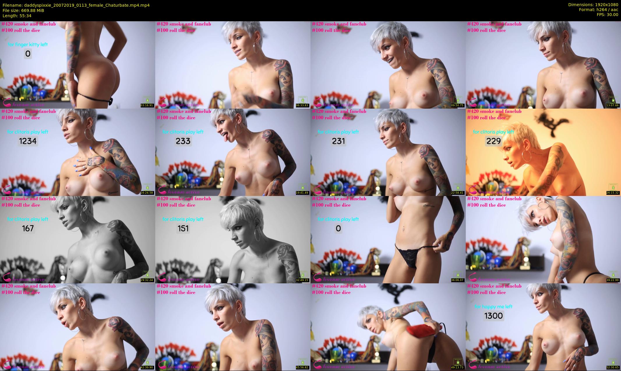 daddyspixxie — 56 minute Chaturbate female cam show recording, 1080p, Jul 20, 2019