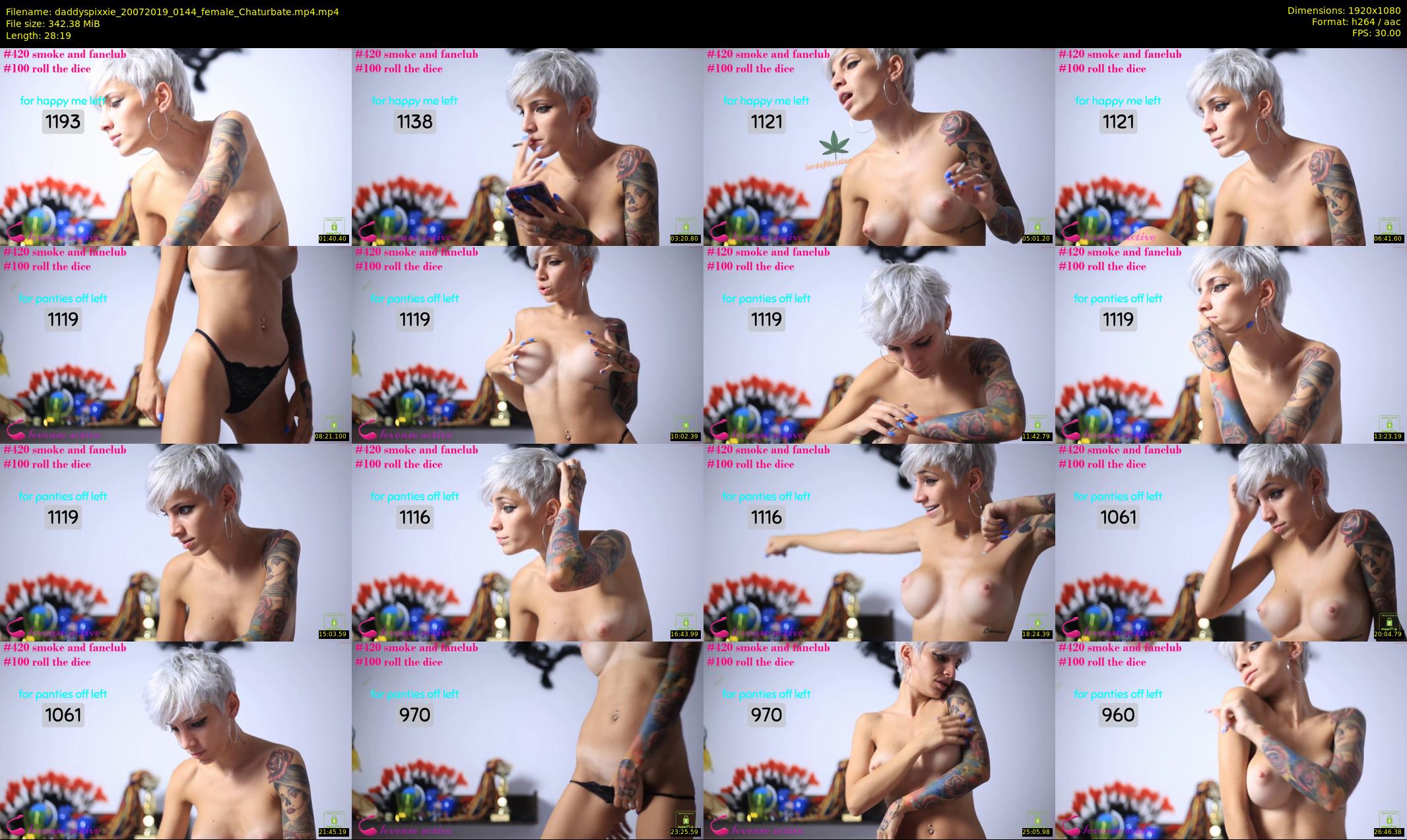 daddyspixxie — 29 minute Chaturbate female cam show recording, 1080p, Jul 20, 2019