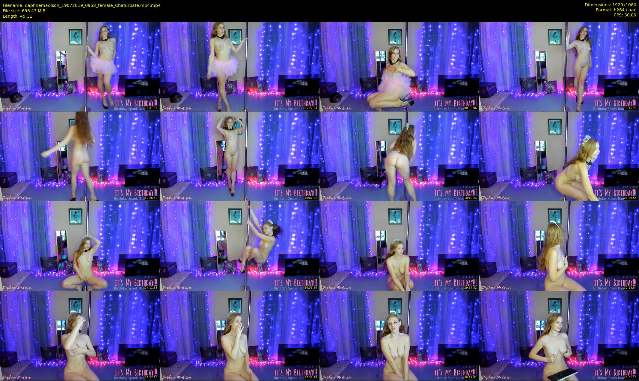 daphnemadison — 46 minute Chaturbate couple cam show recording, 1080p, Jul 19, 2019