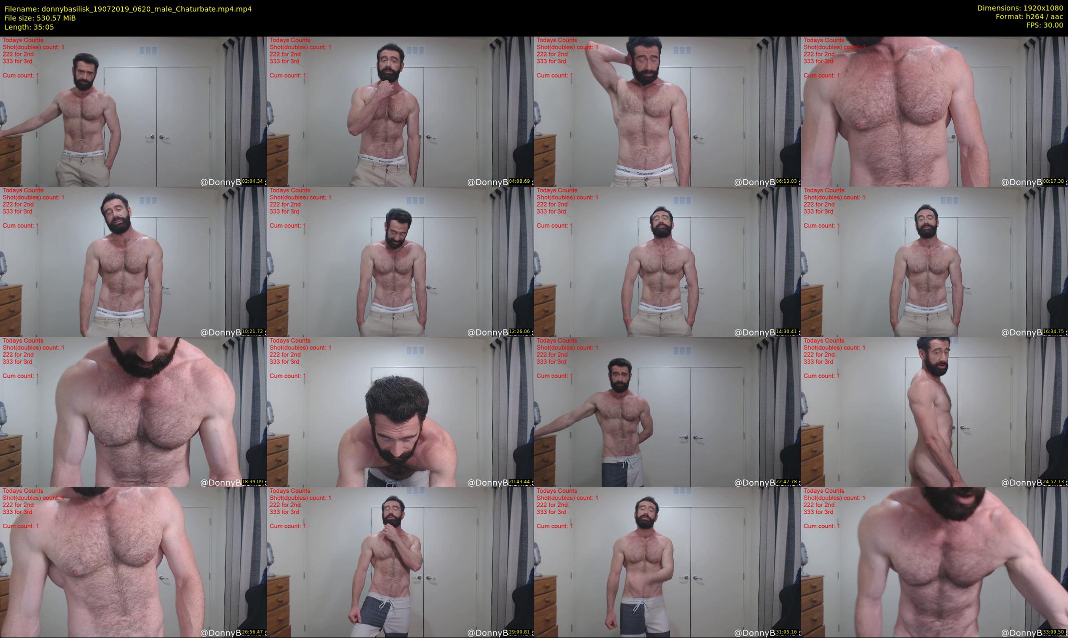donnybasilisk — 36 minute Chaturbate male cam show recording, 1080p, Jul 19, 2019