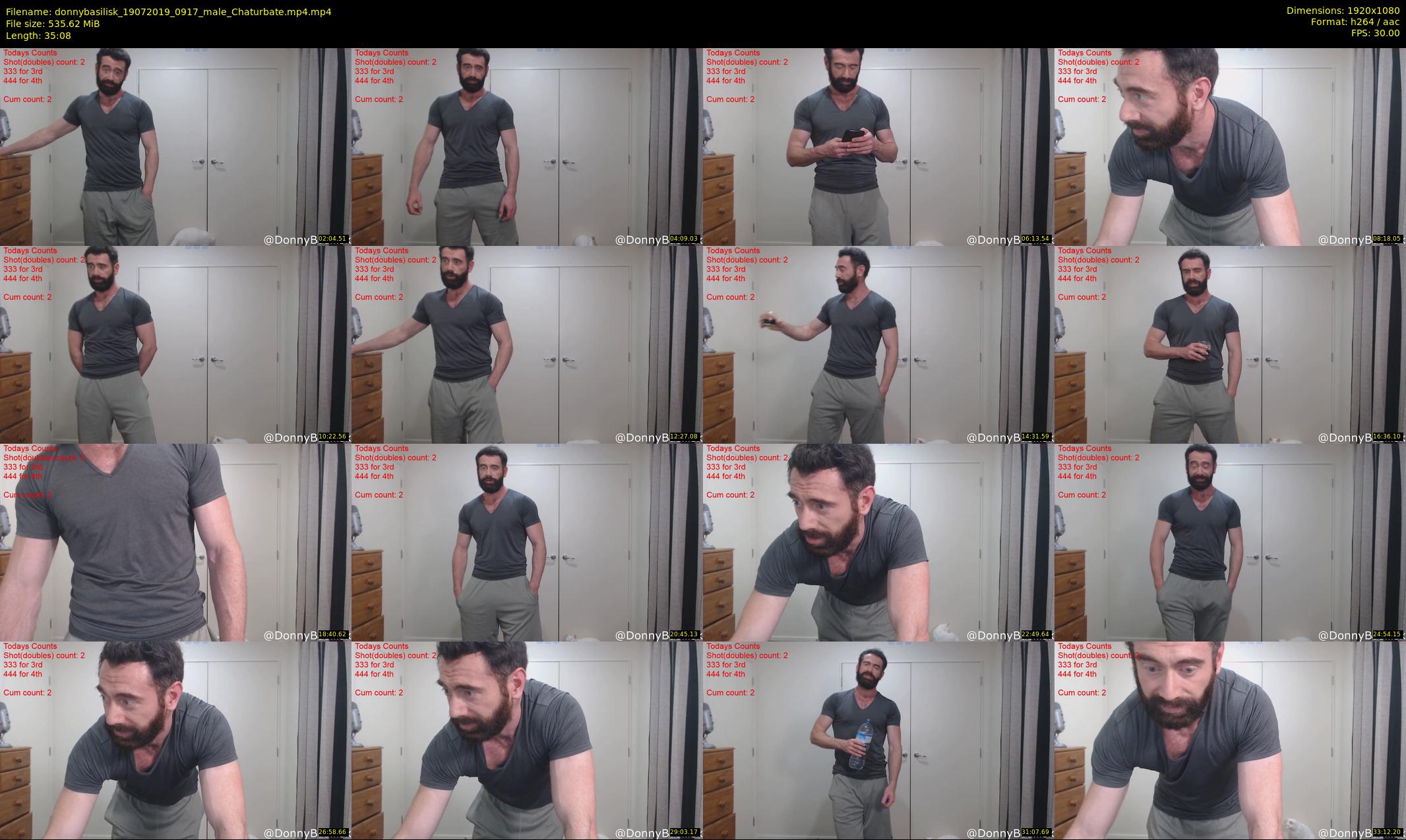 donnybasilisk — 36 minute Chaturbate male cam show recording, 1080p, Jul 19, 2019