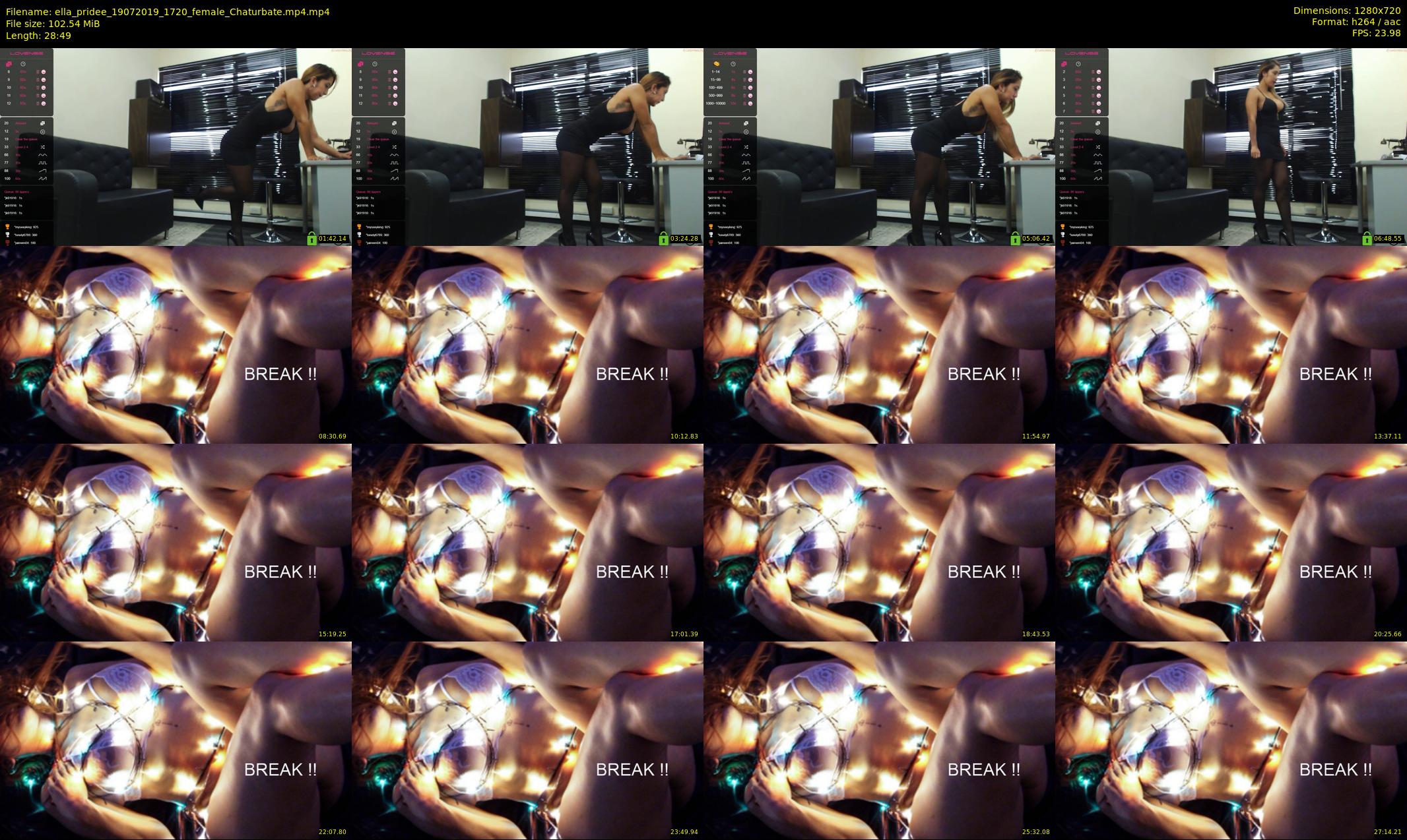 ella_pridee — 29 minute Chaturbate female cam show recording, 720p, Jul 19, 2019