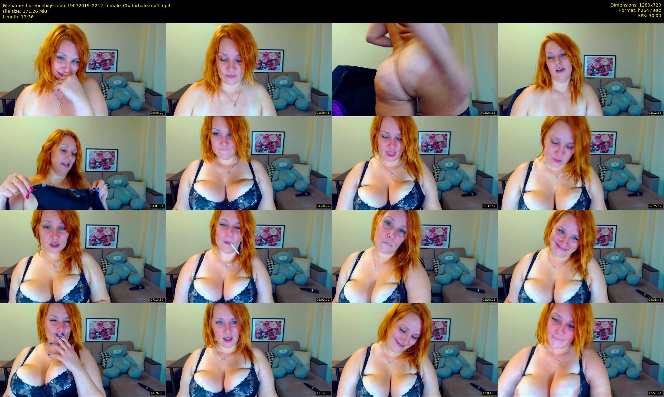 florencebigsizebb — 14 minute Chaturbate female cam show recording, 720p, Jul 19, 2019