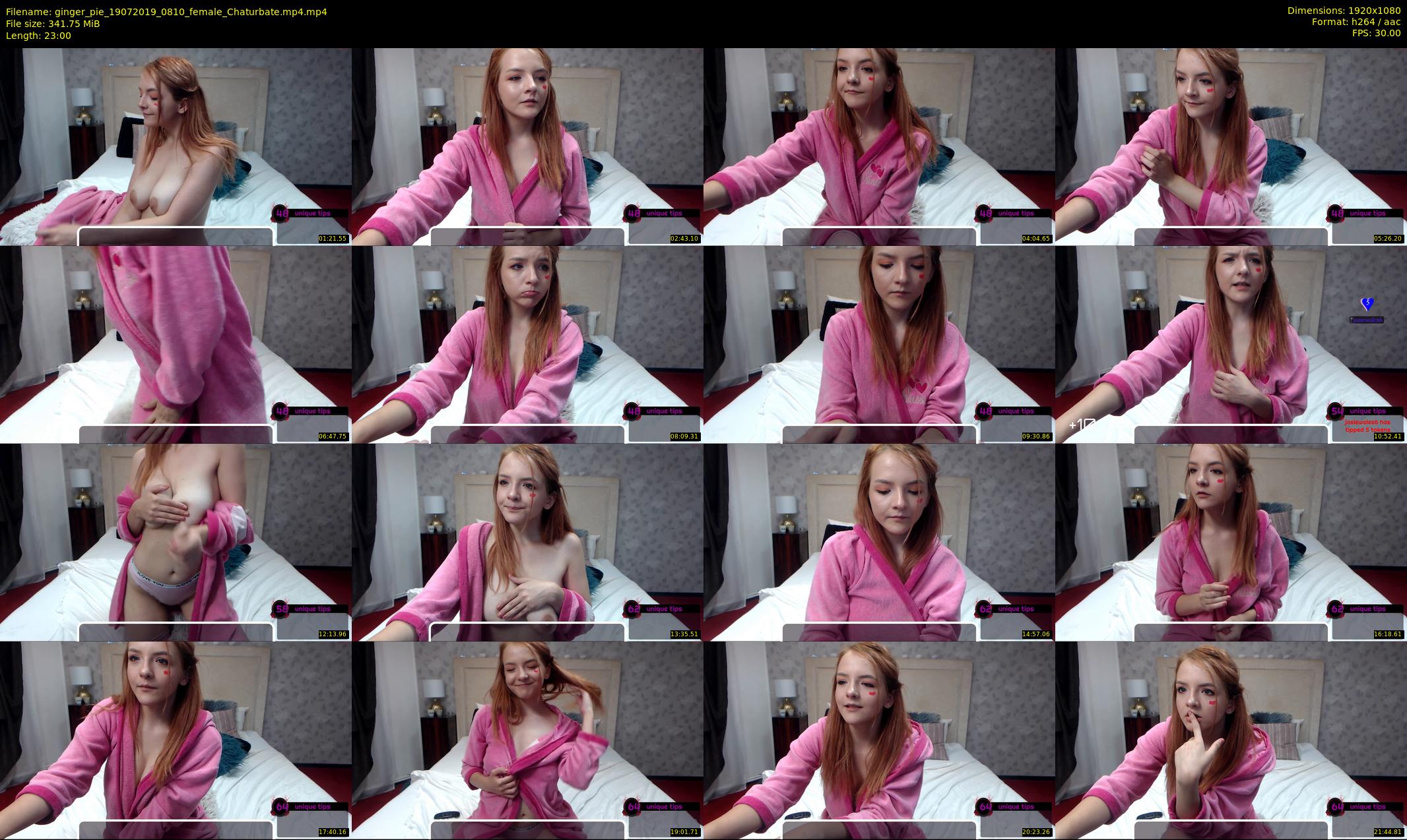 ginger_pie — 23 minute Chaturbate female cam show recording, 1080p, Jul 19, 2019