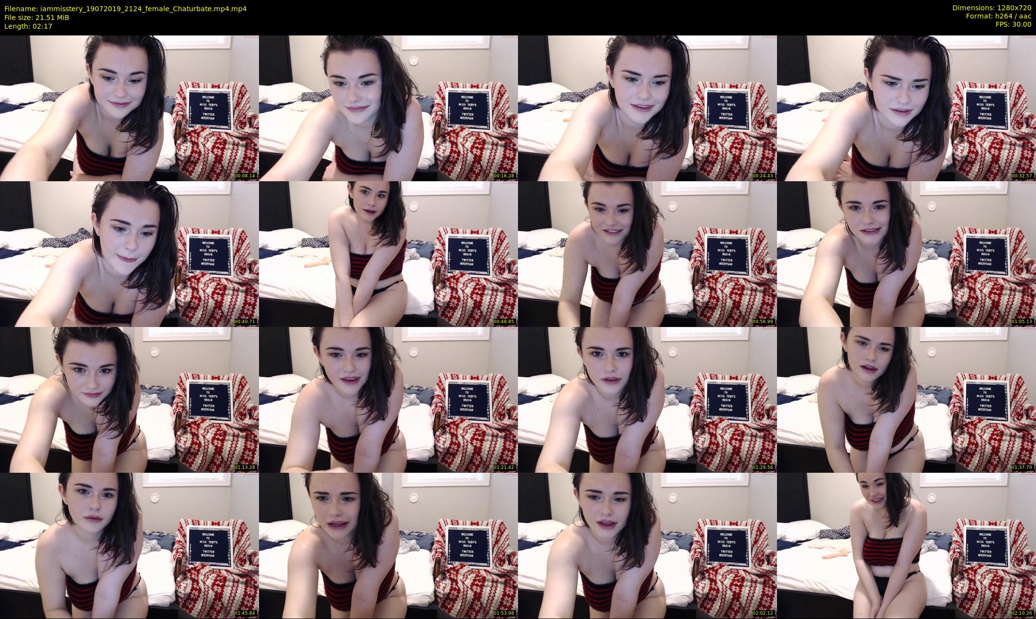 iammisstery — 3 minute Chaturbate female cam show recording, 720p, Jul 19, 2019