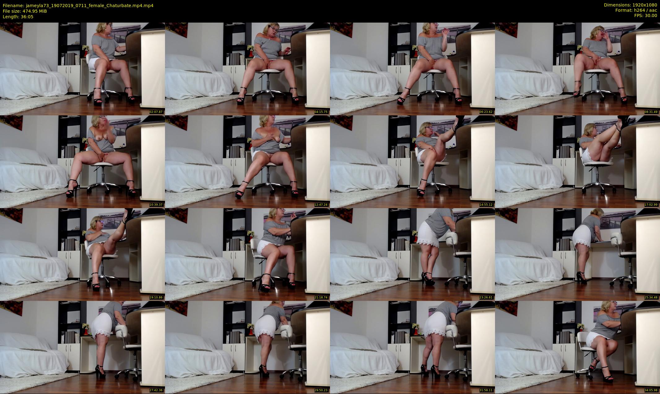 jameyla73 — 37 minute Chaturbate female cam show recording, 1080p, Jul 19, 2019