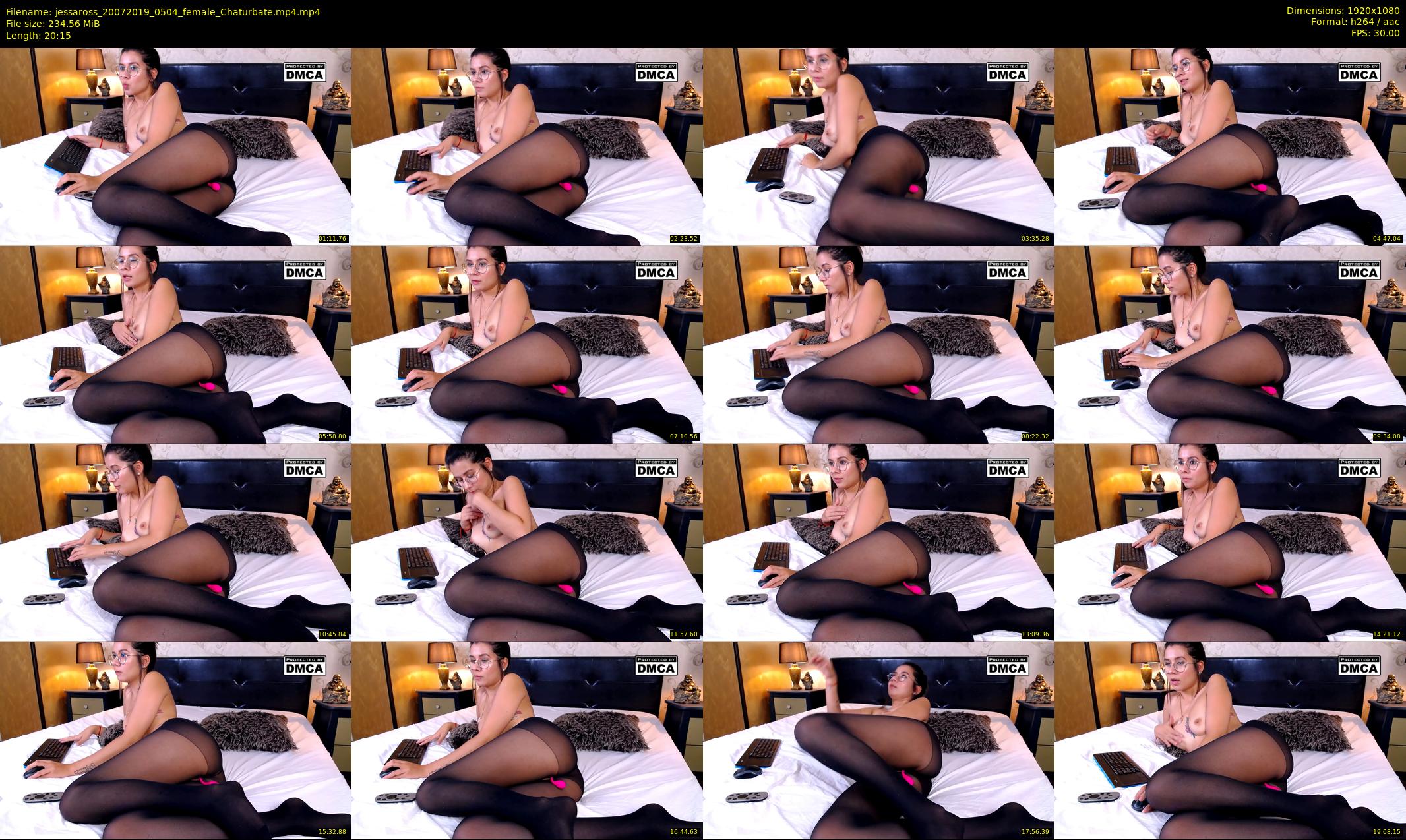 jessaross — 21 minute Chaturbate female cam show recording, 1080p, Jul 20, 2019