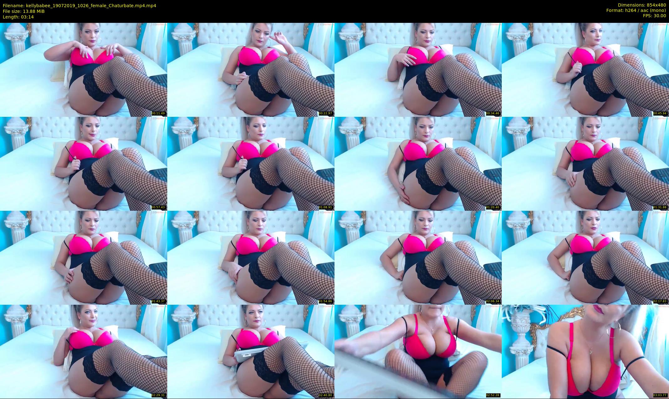 kellybabee — 4 minute Chaturbate female cam show recording, 480p, Jul 19, 2019