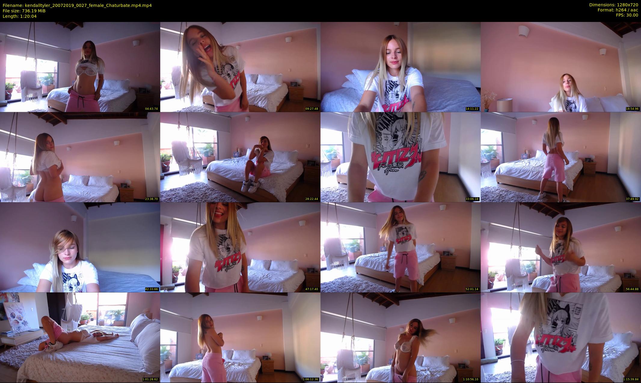 kendalltyler — 81 minute Chaturbate female cam show recording, 720p, Jul 20, 2019