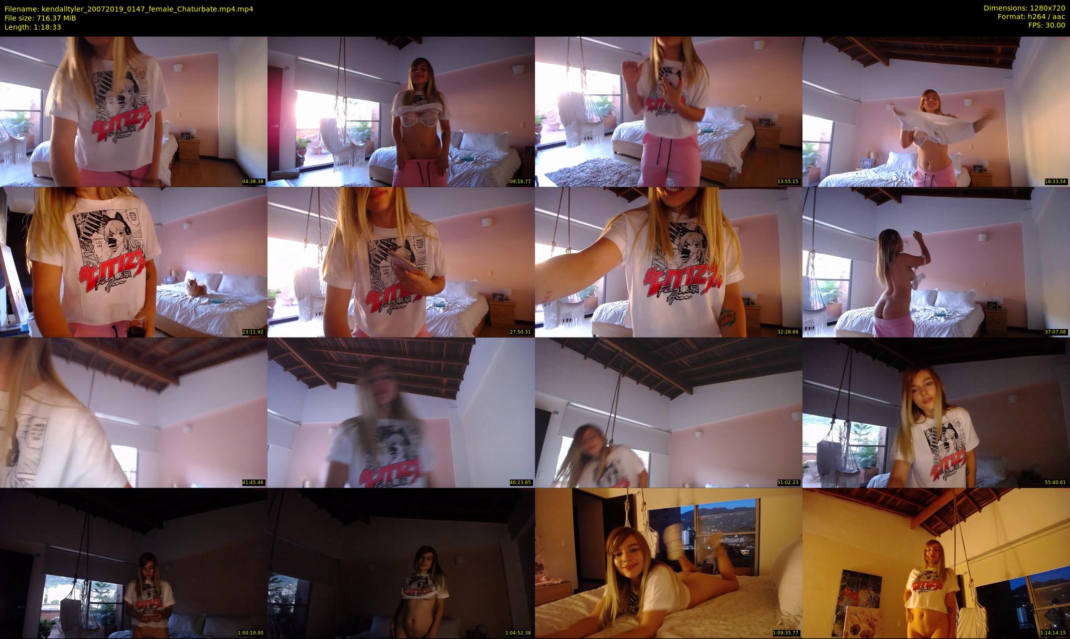 kendalltyler — 79 minute Chaturbate female cam show recording, 720p, Jul 20, 2019