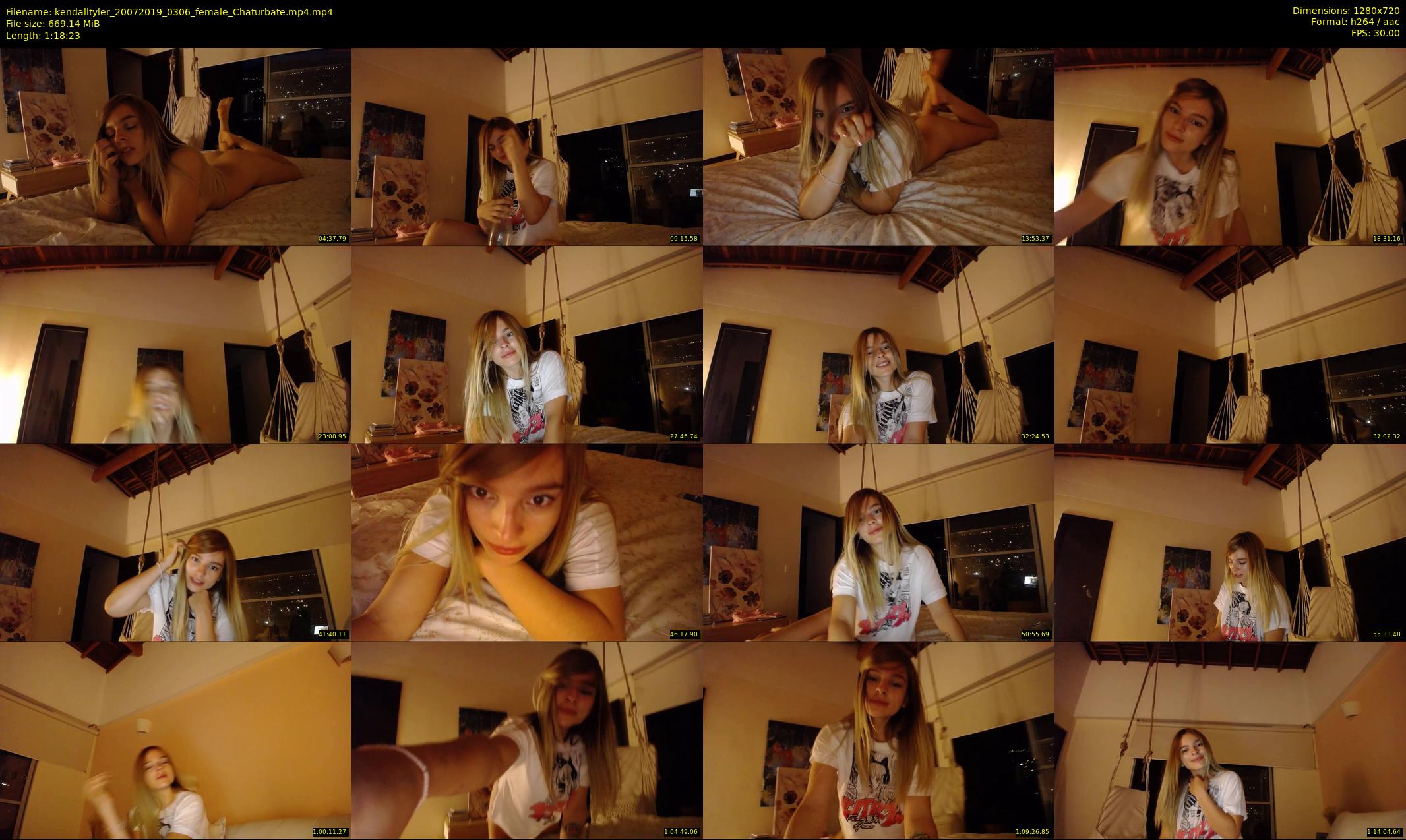 kendalltyler — 79 minute Chaturbate female cam show recording, 720p, Jul 20, 2019
