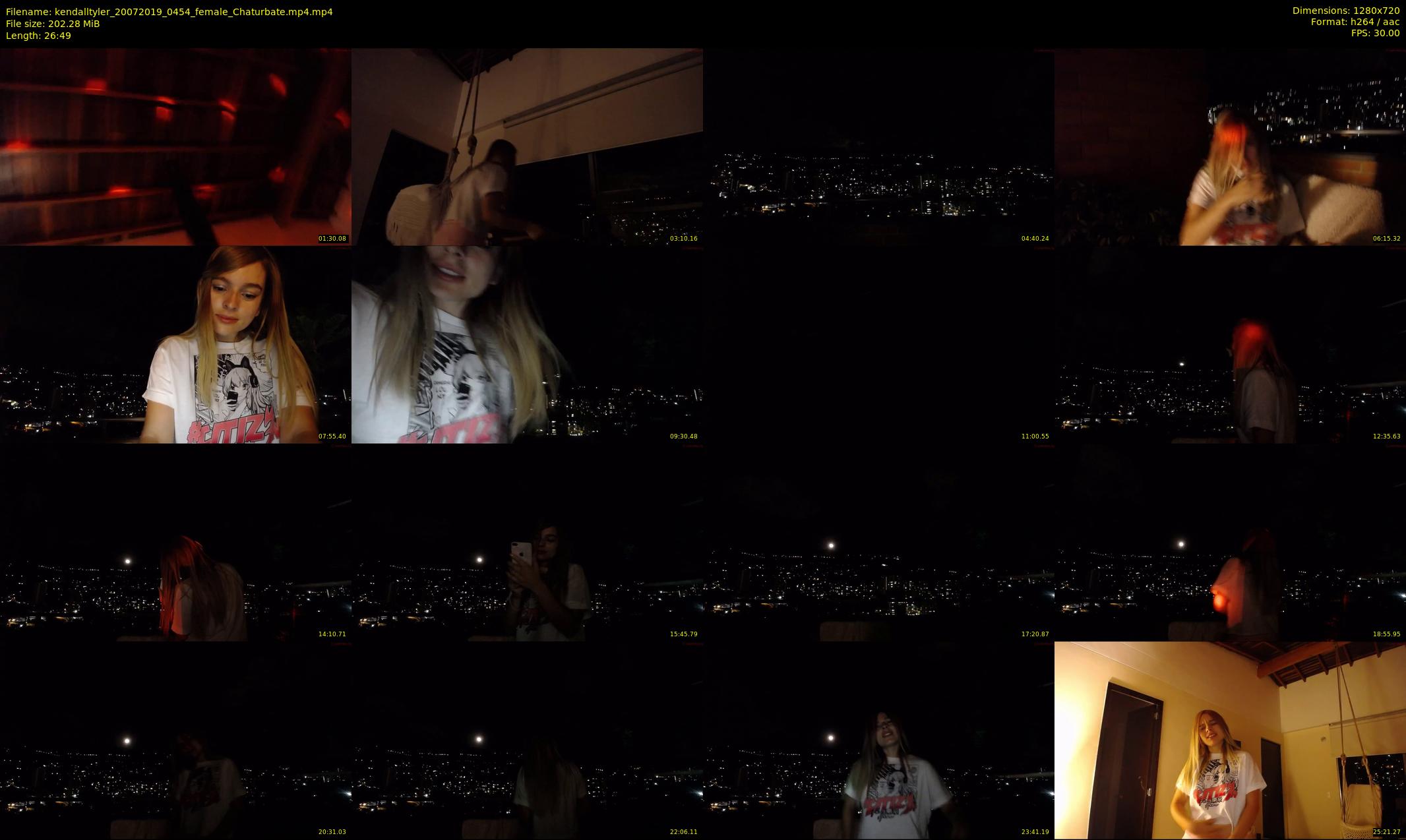 kendalltyler — 27 minute Chaturbate female cam show recording, 720p, Jul 20, 2019