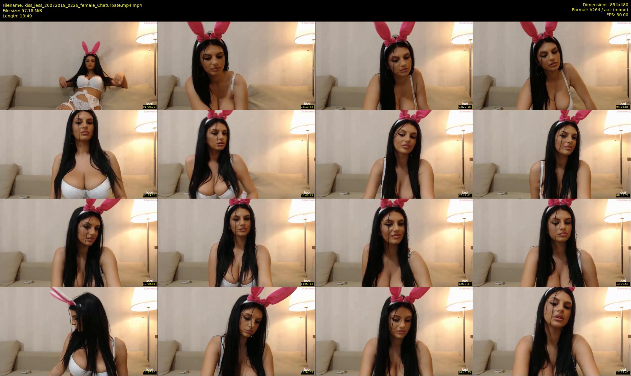 kiss_jess — 19 minute Chaturbate female cam show recording, 480p, Jul 20, 2019
