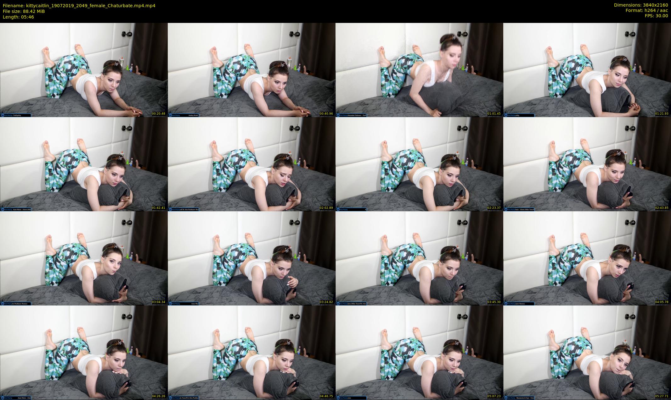 kittycaitlin — 6 minute Chaturbate female cam show recording, 4K, Jul 19, 2019