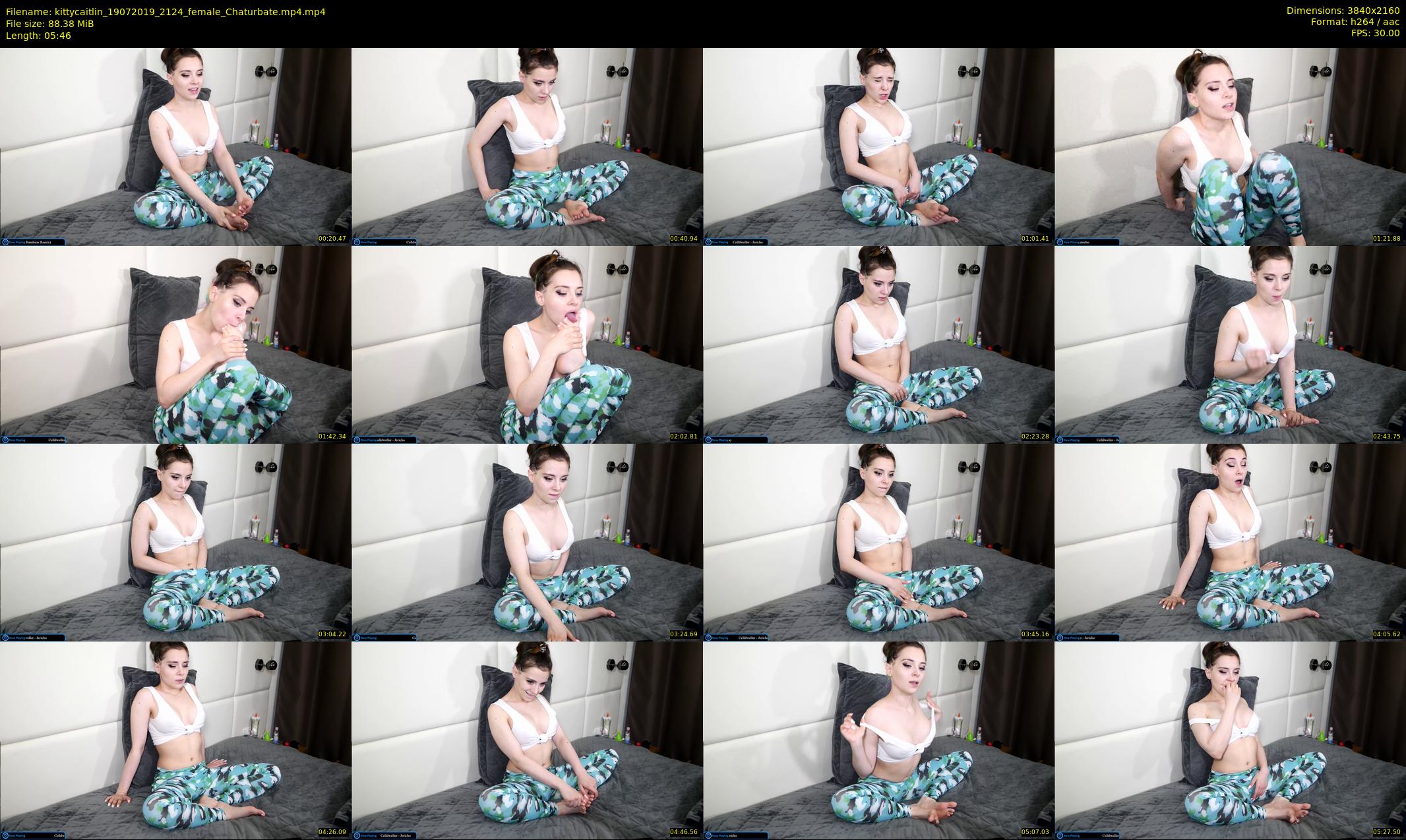 kittycaitlin — 6 minute Chaturbate female cam show recording, 4K, Jul 19, 2019