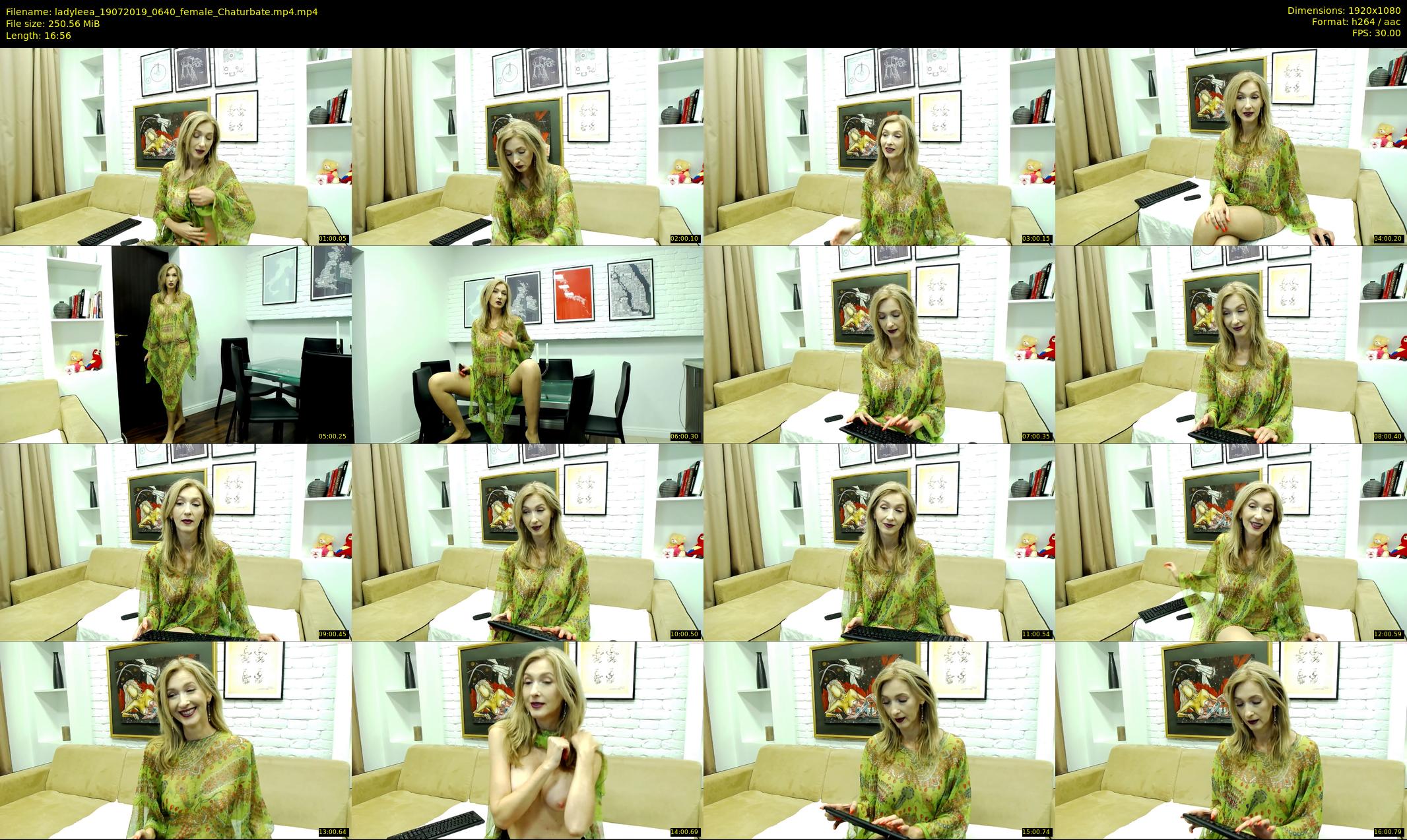 ladyleea — 17 minute Chaturbate female cam show recording, 1080p, Jul 19, 2019