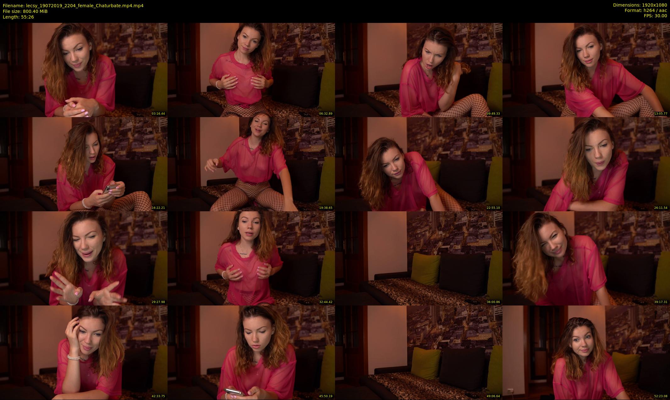 lecsy — 56 minute Chaturbate female cam show recording, 1080p, Jul 19, 2019