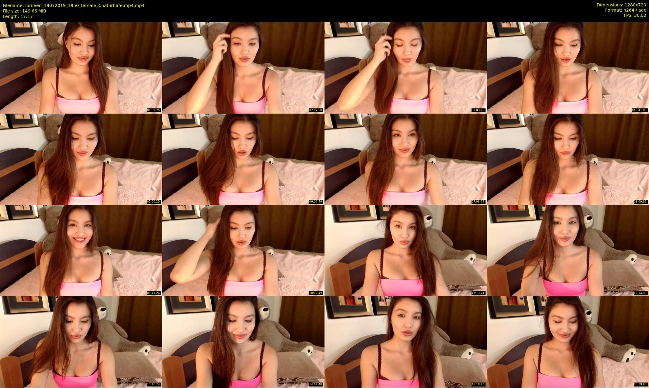 lorileen — 18 minute Chaturbate female cam show recording, 720p, Jul 19, 2019