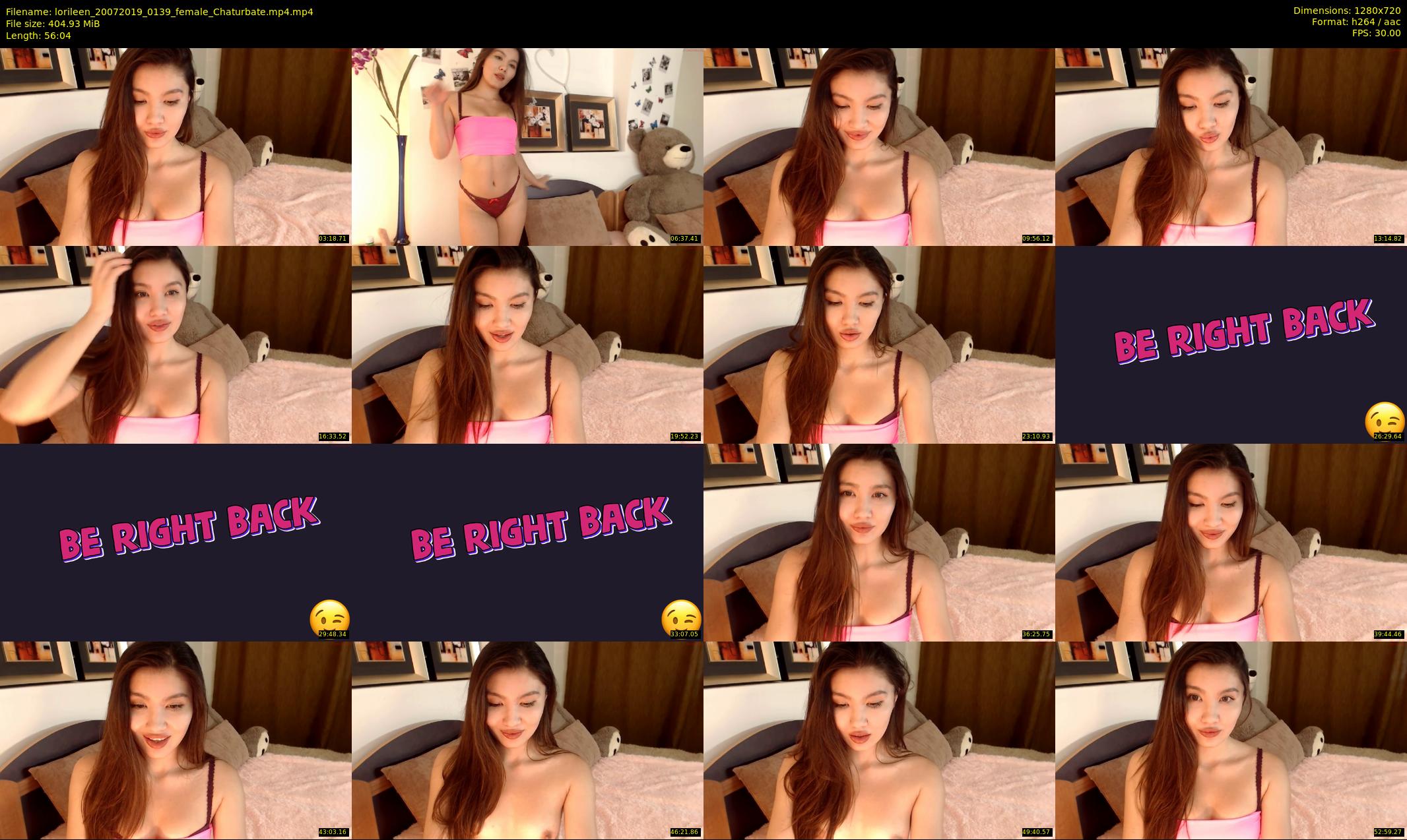 lorileen — 57 minute Chaturbate female cam show recording, 720p, Jul 20, 2019