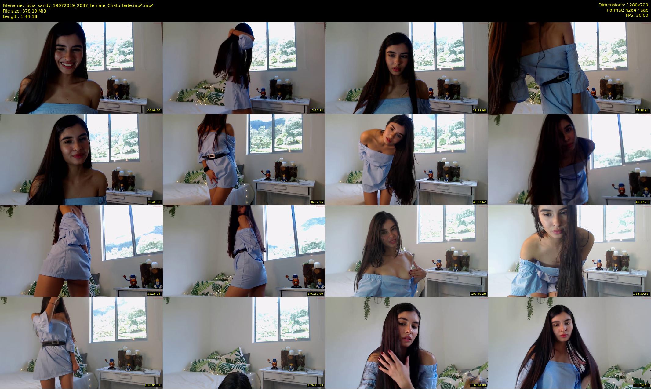 lucia_sandy — 105 minute Chaturbate female cam show recording, 720p, Jul 19, 2019