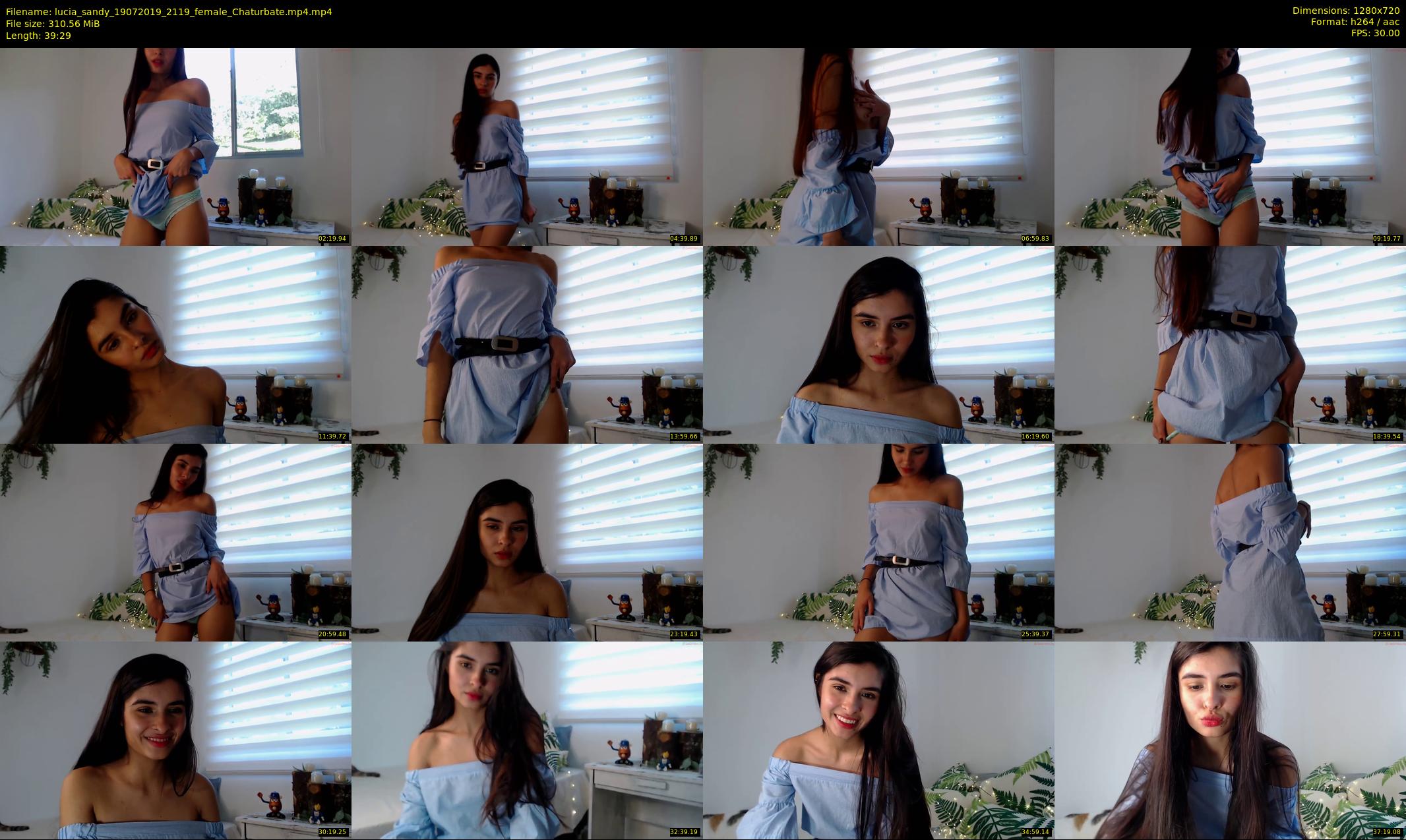 lucia_sandy — 40 minute Chaturbate female cam show recording, 720p, Jul 19, 2019