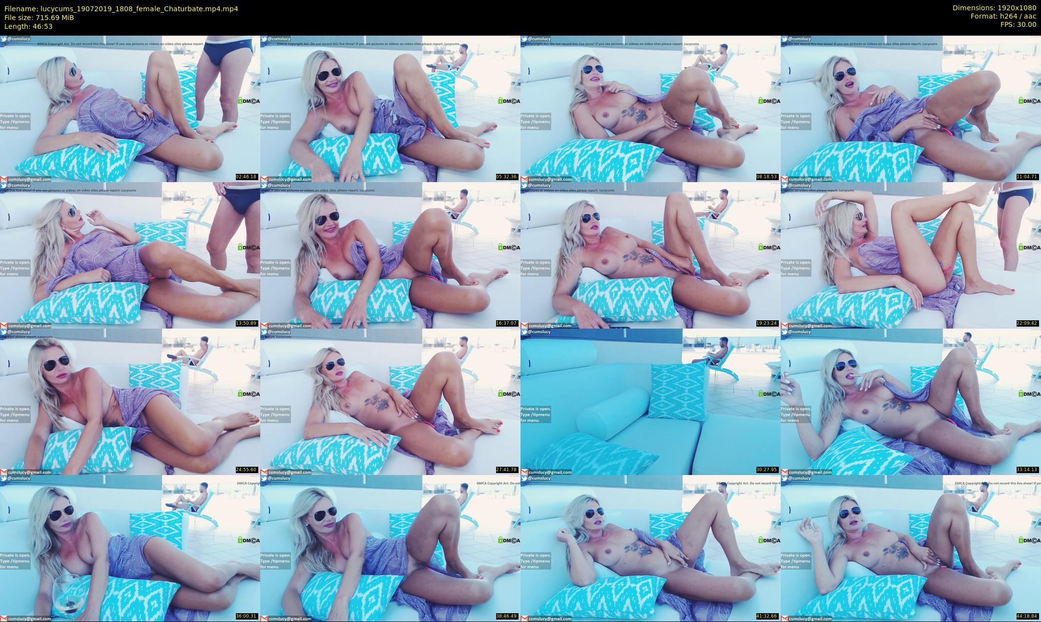 lucycums — 47 minute Chaturbate couple cam show recording, 1080p, Jul 19, 2019