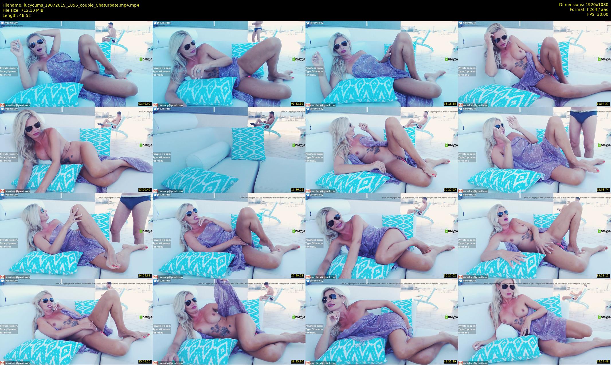 lucycums — 47 minute Chaturbate couple cam show recording, 1080p, Jul 19, 2019