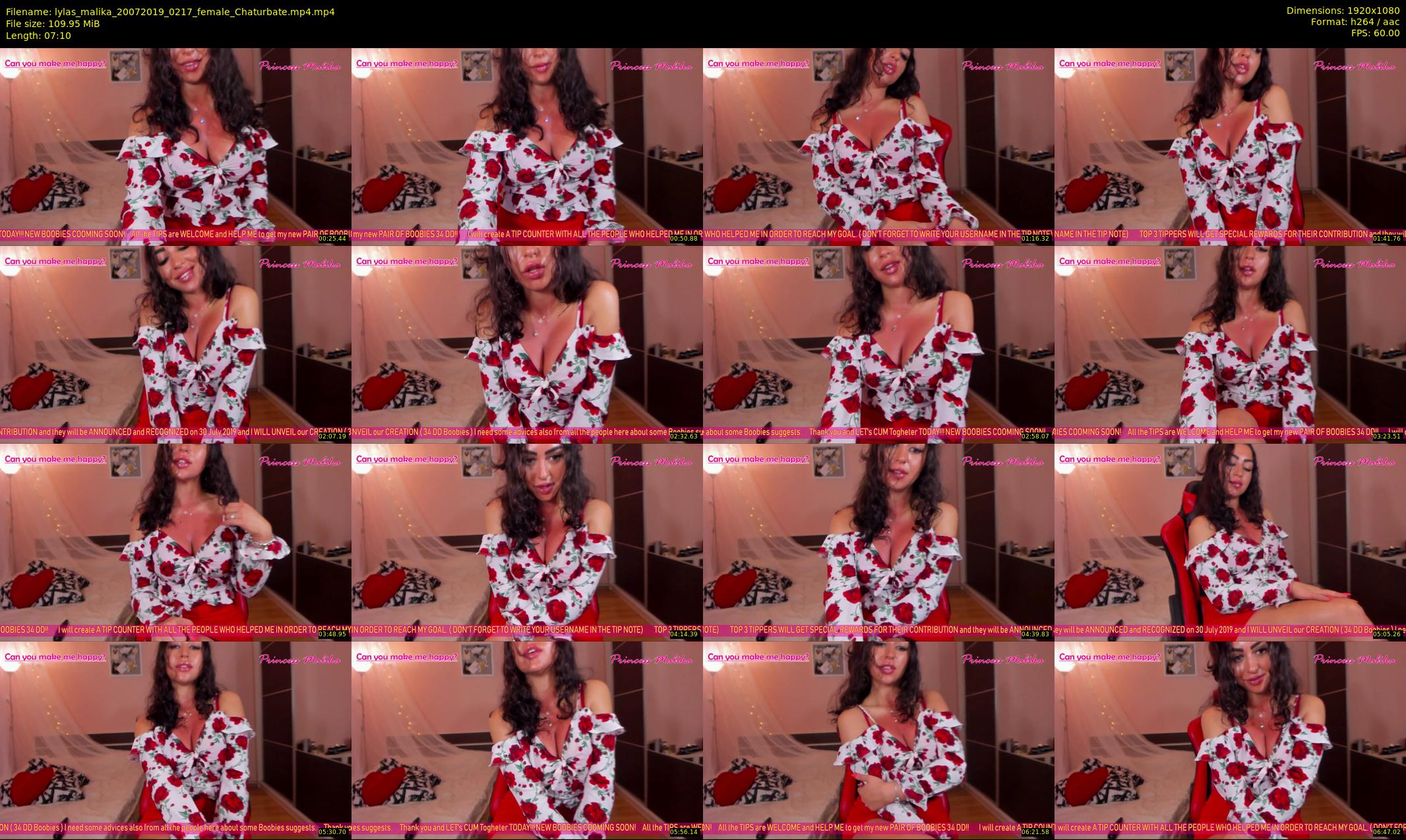 lylas_malika — 8 minute Chaturbate female cam show recording, 1080p, Jul 20, 2019