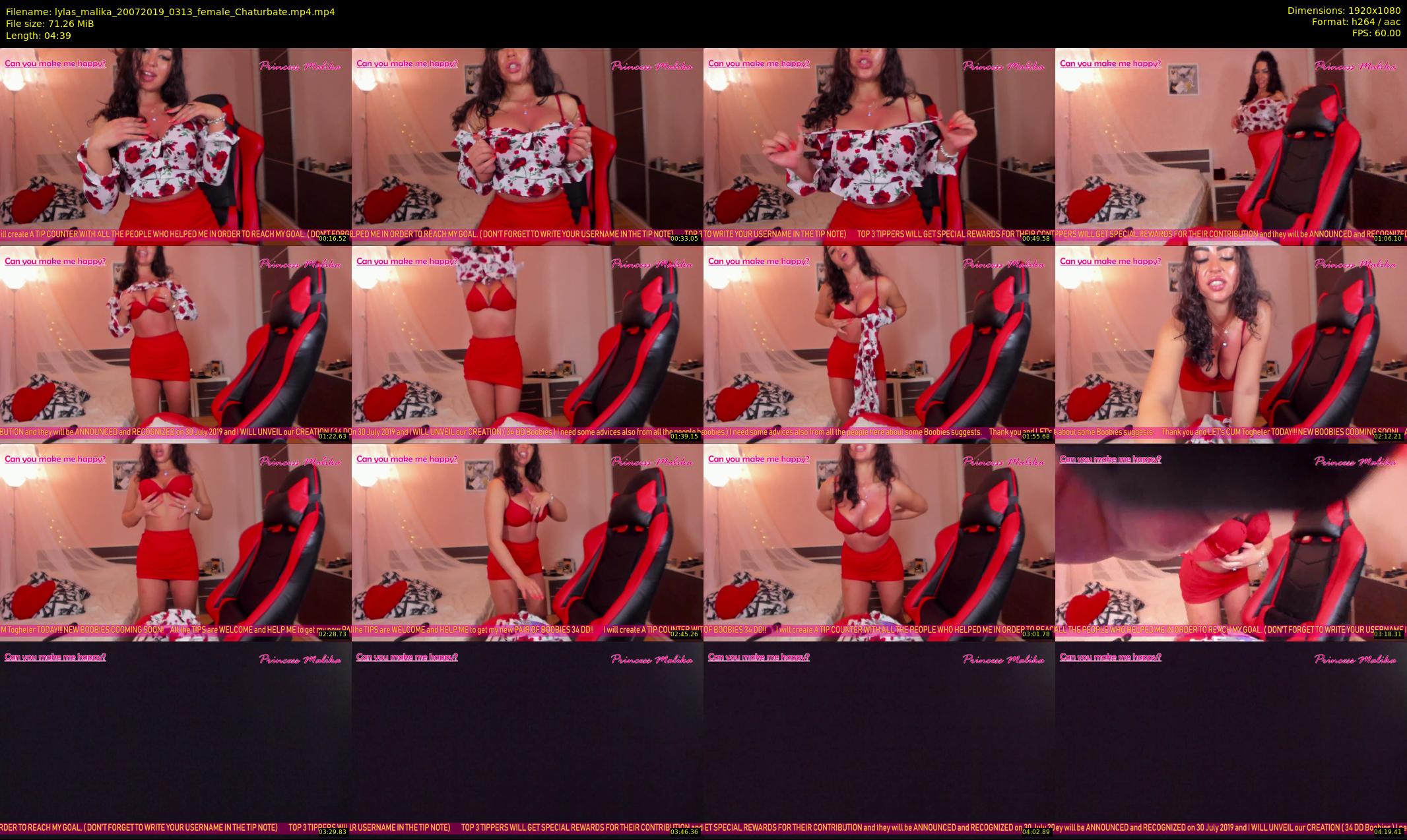 lylas_malika — 5 minute Chaturbate female cam show recording, 1080p, Jul 20, 2019