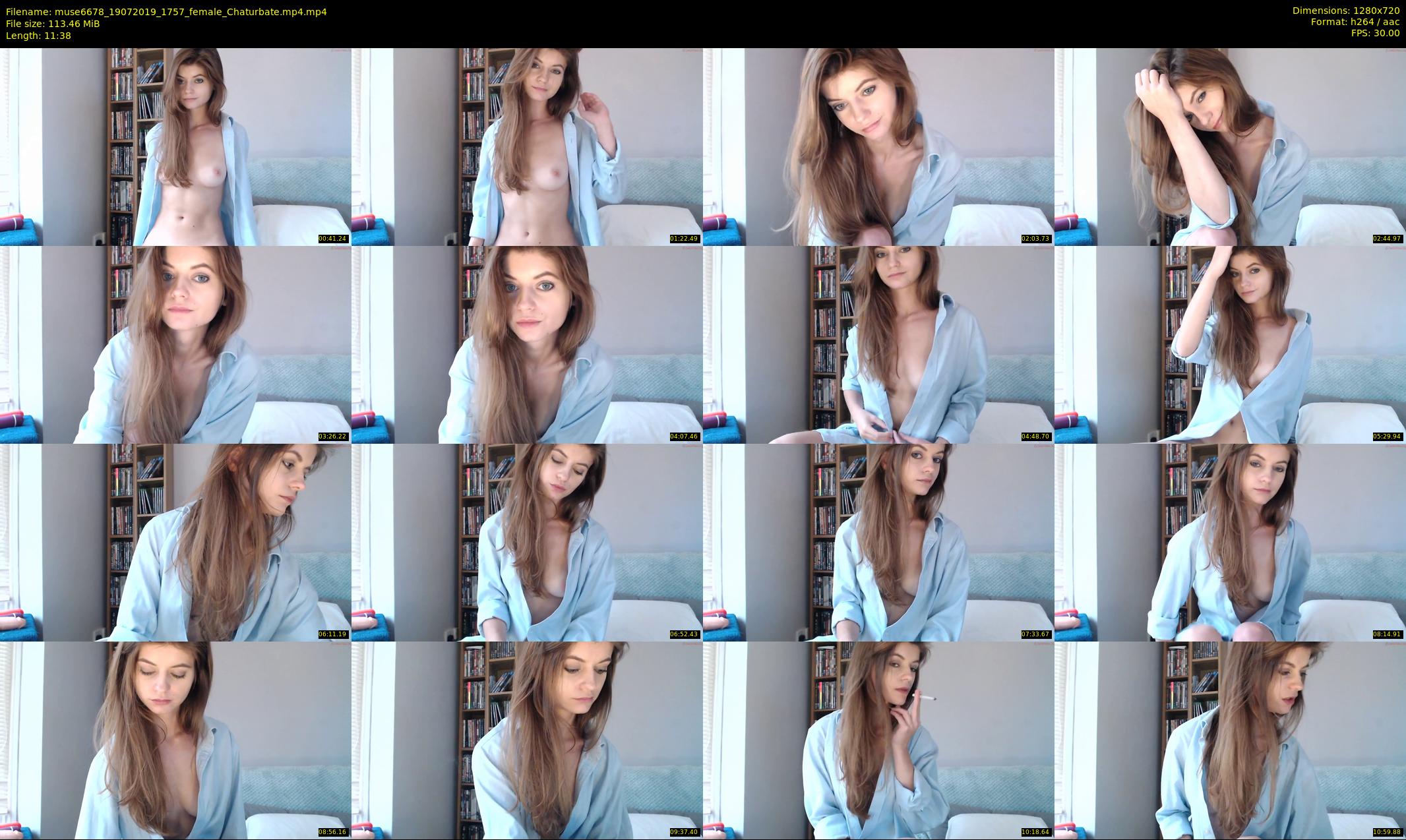 muse6678 — 12 minute Chaturbate female cam show recording, 720p, Jul 19, 2019