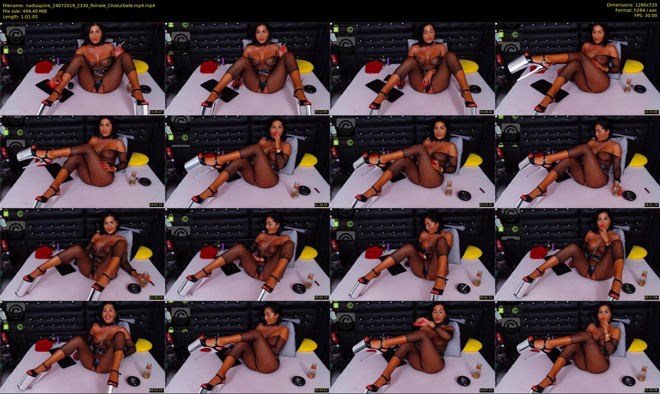 nadiaquine — 62 minute Chaturbate female cam show recording, 720p, Jul 19, 2019