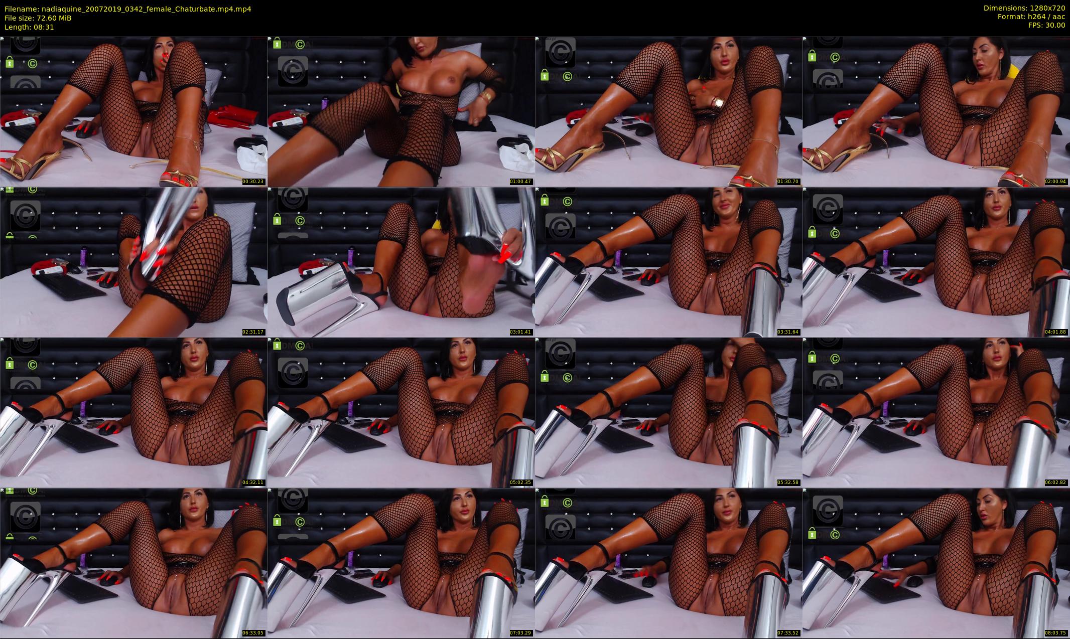 nadiaquine — 9 minute Chaturbate female cam show recording, 720p, Jul 20, 2019
