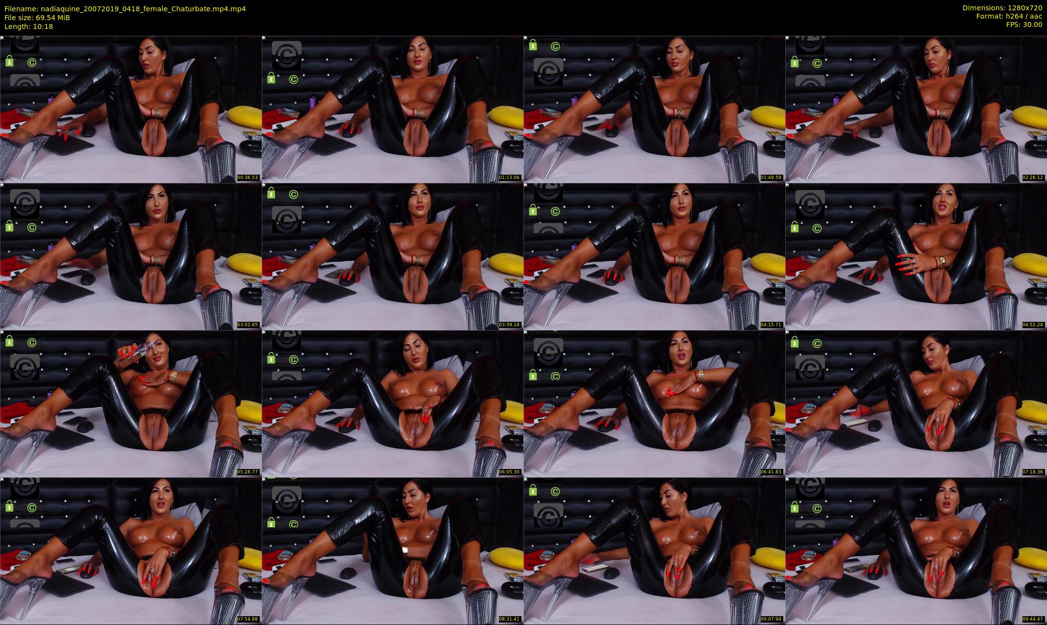 nadiaquine — 11 minute Chaturbate female cam show recording, 720p, Jul 20, 2019