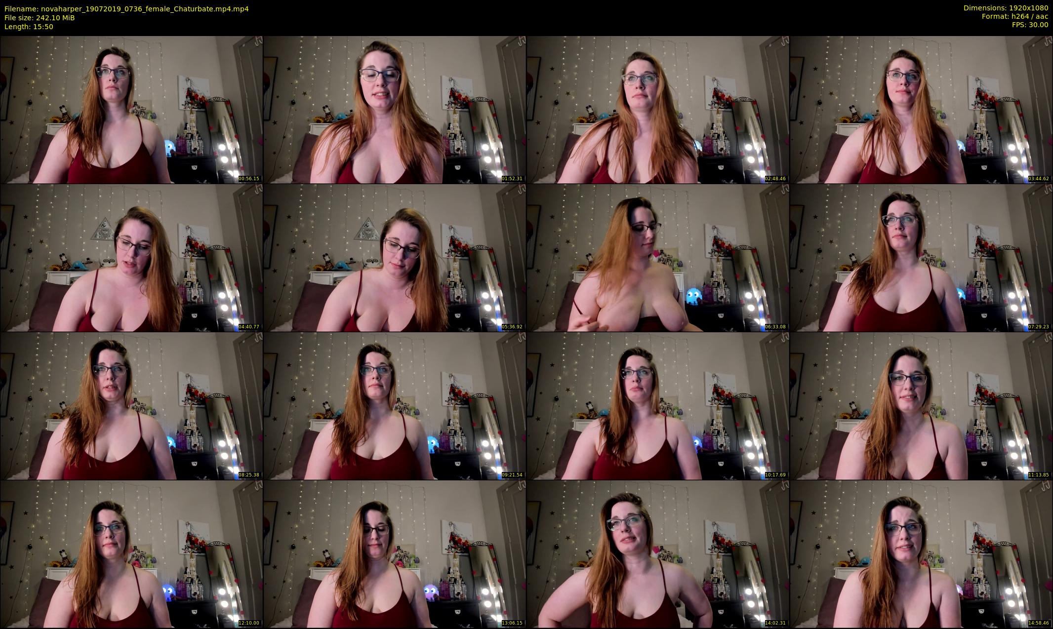 novaharper — 16 minute Chaturbate female cam show recording, 1080p, Jul 19, 2019
