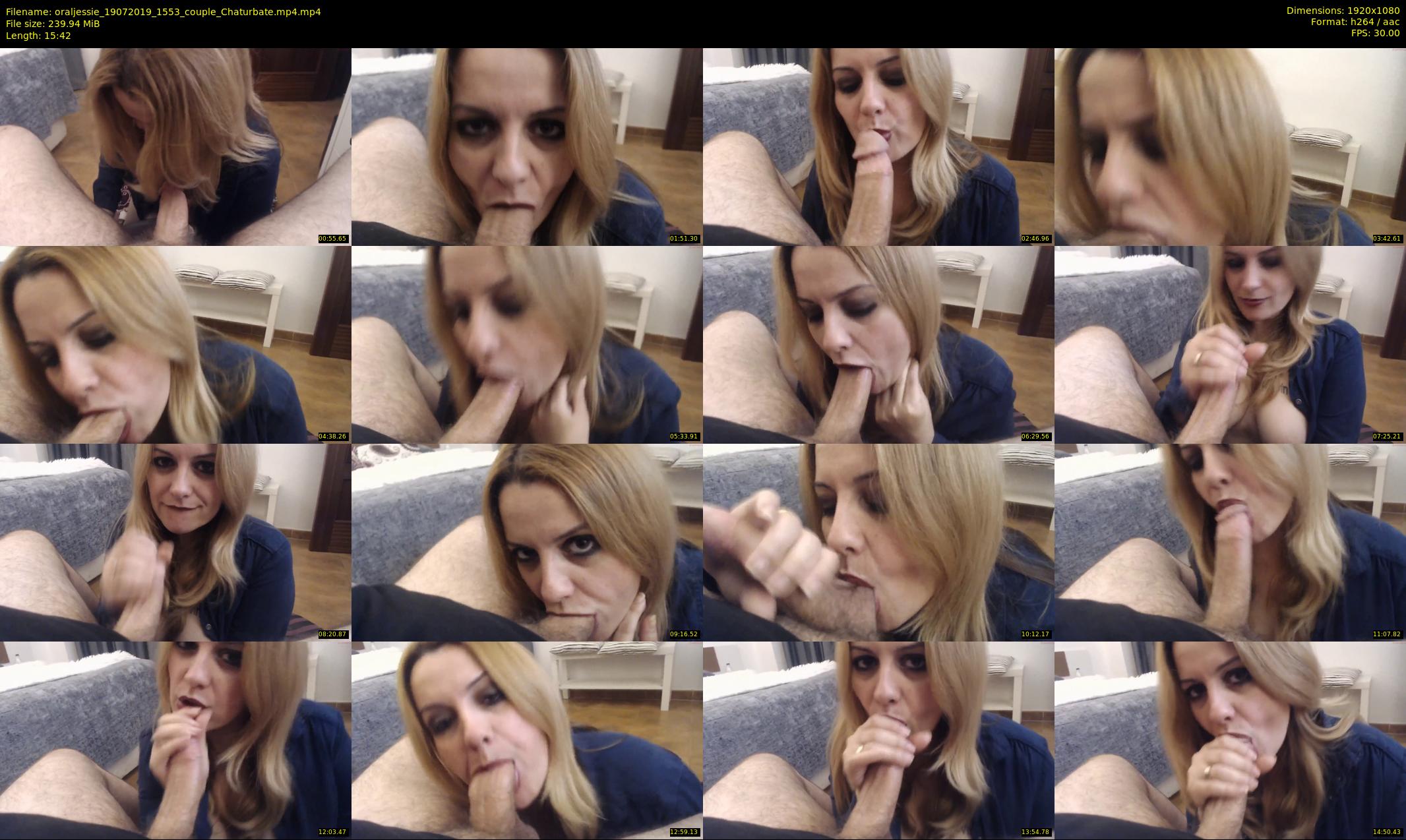 oraljessie — 16 minute Chaturbate couple cam show recording, 1080p, Jul 19, 2019