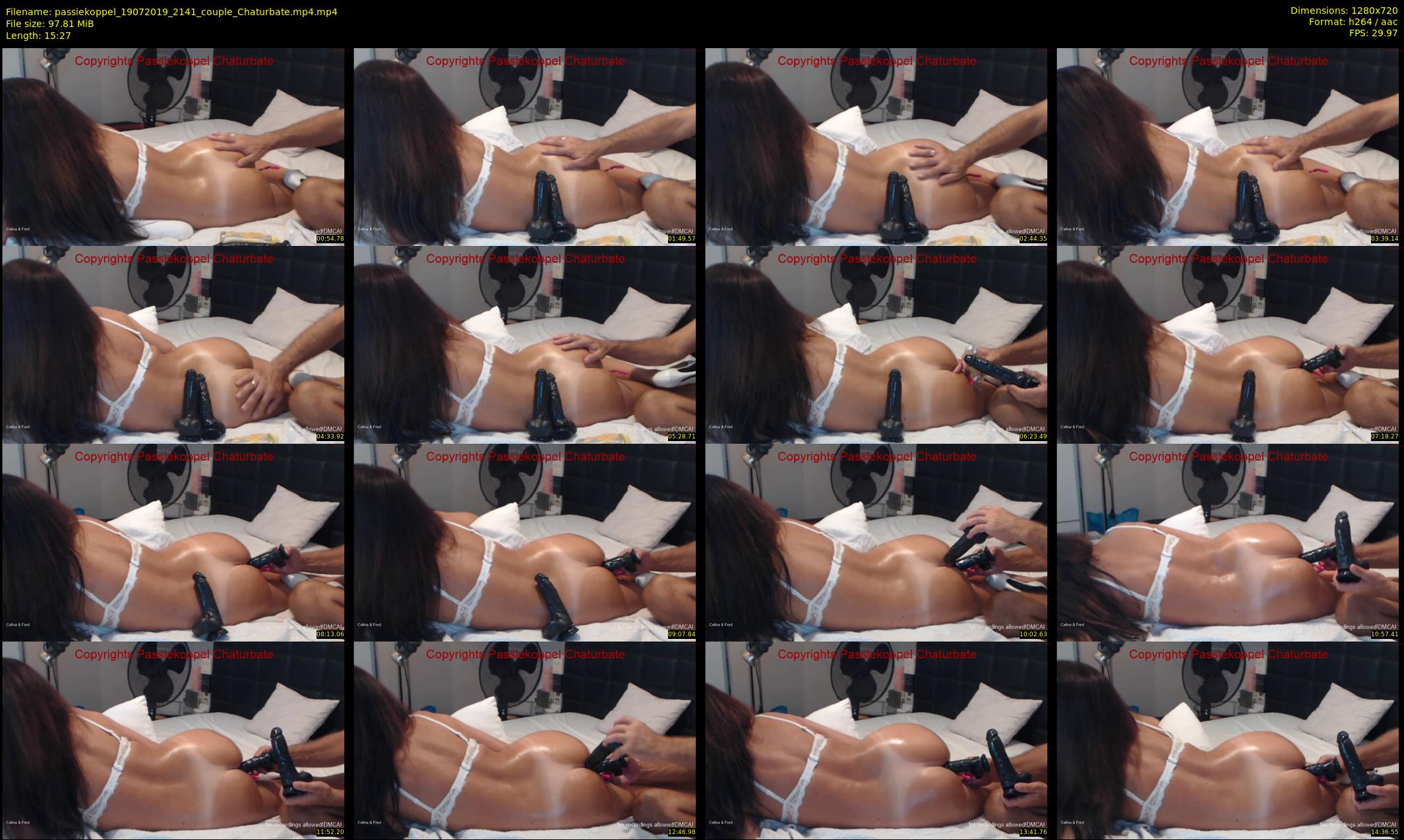passiekoppel — 16 minute Chaturbate couple cam show recording, 720p, Jul 19, 2019